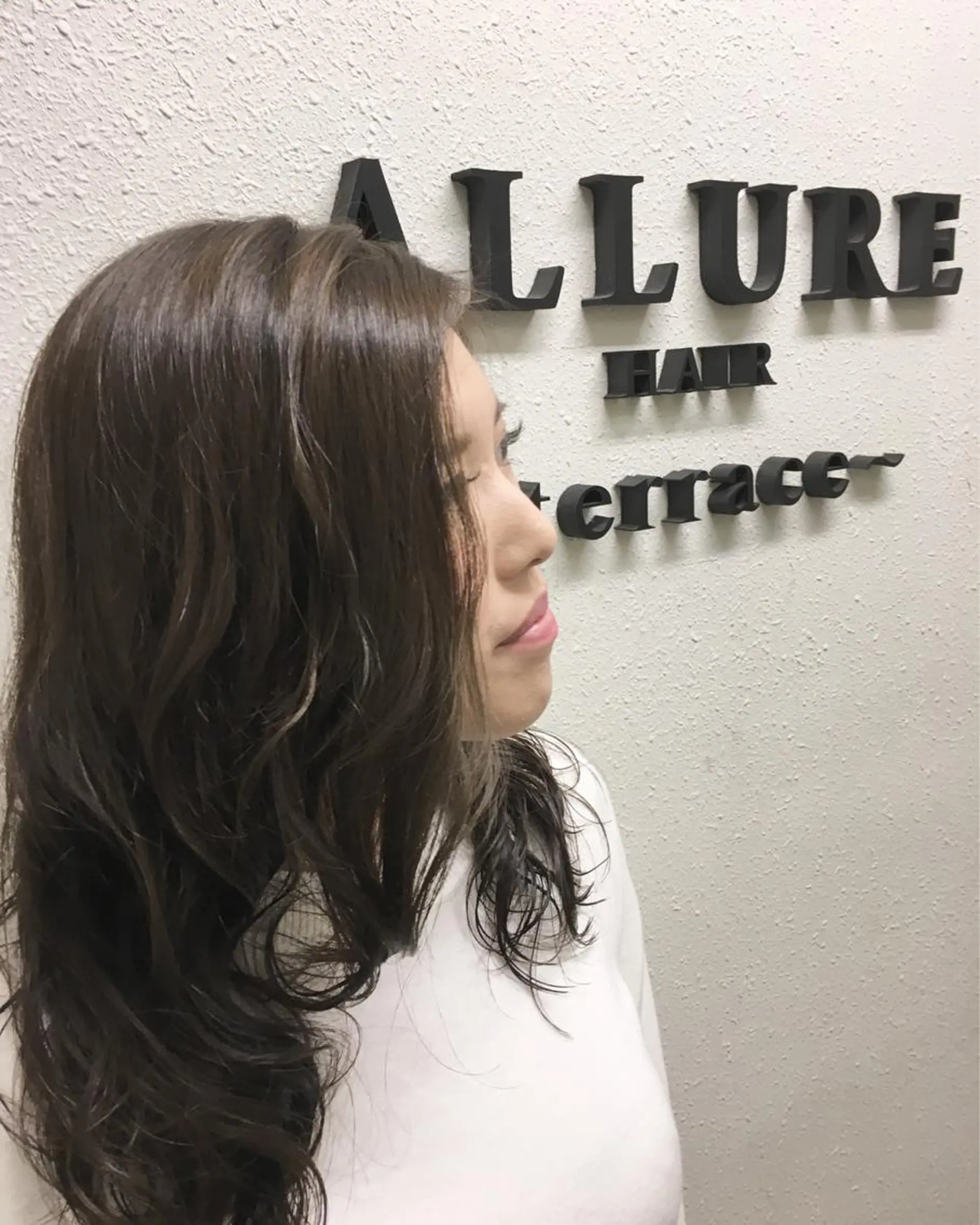 ロング カラー パーマ イルミナカラー トリートメント デジタルパーマ 松田 和樹のヘアスタイル