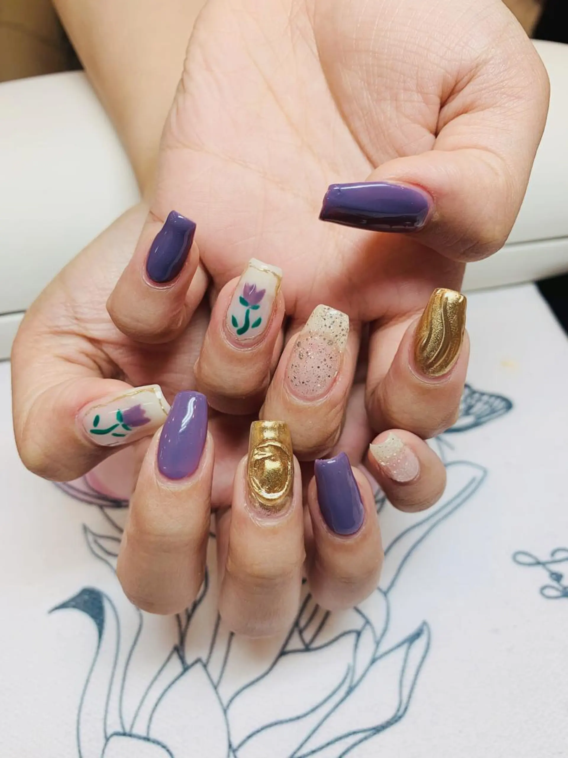 ネイル Ui_Amor (パラジェル)のネイルデザイン