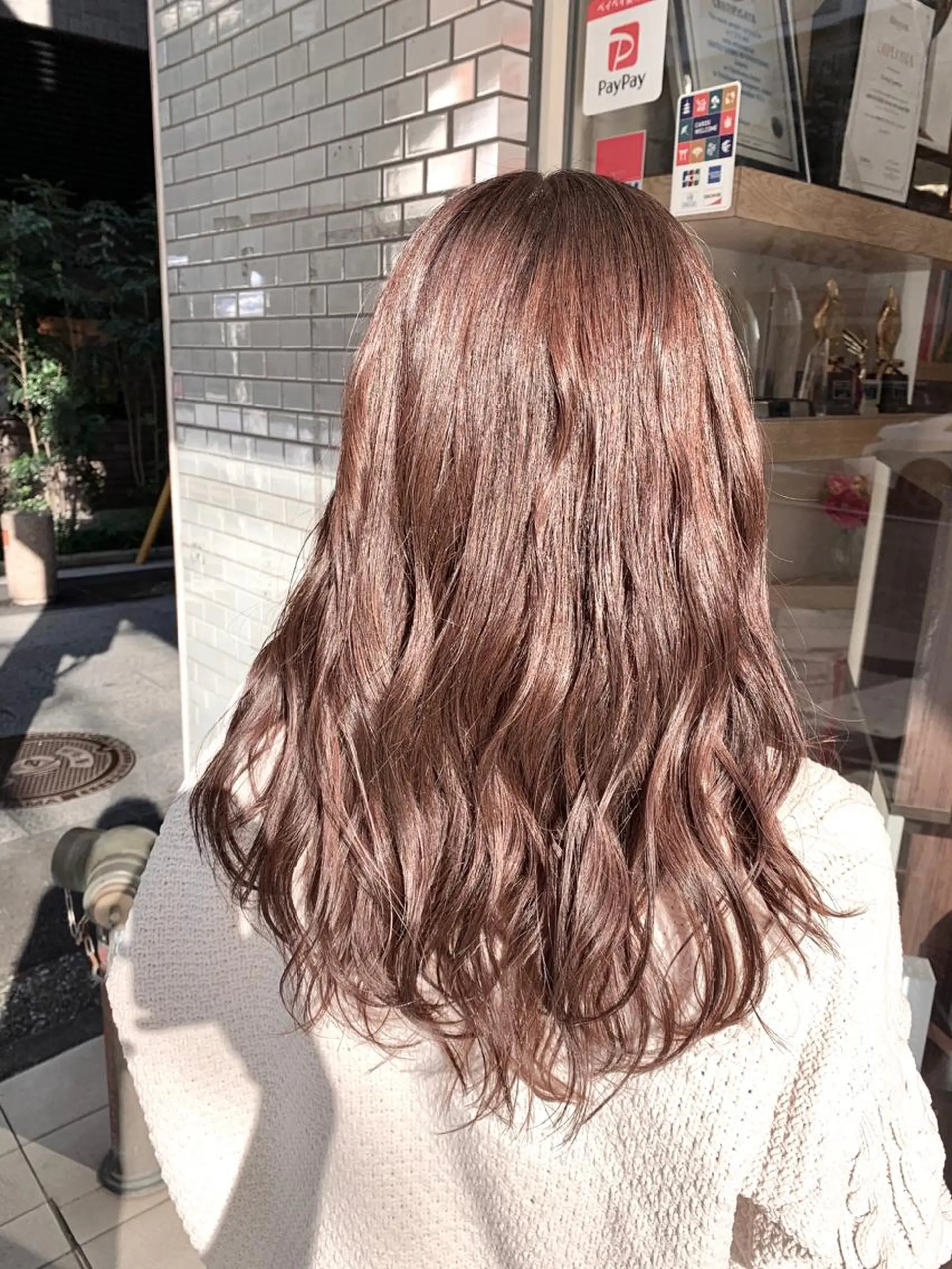 セミロング パーマ 縮毛/レイヤー 韓国/橋口のヘアスタイル