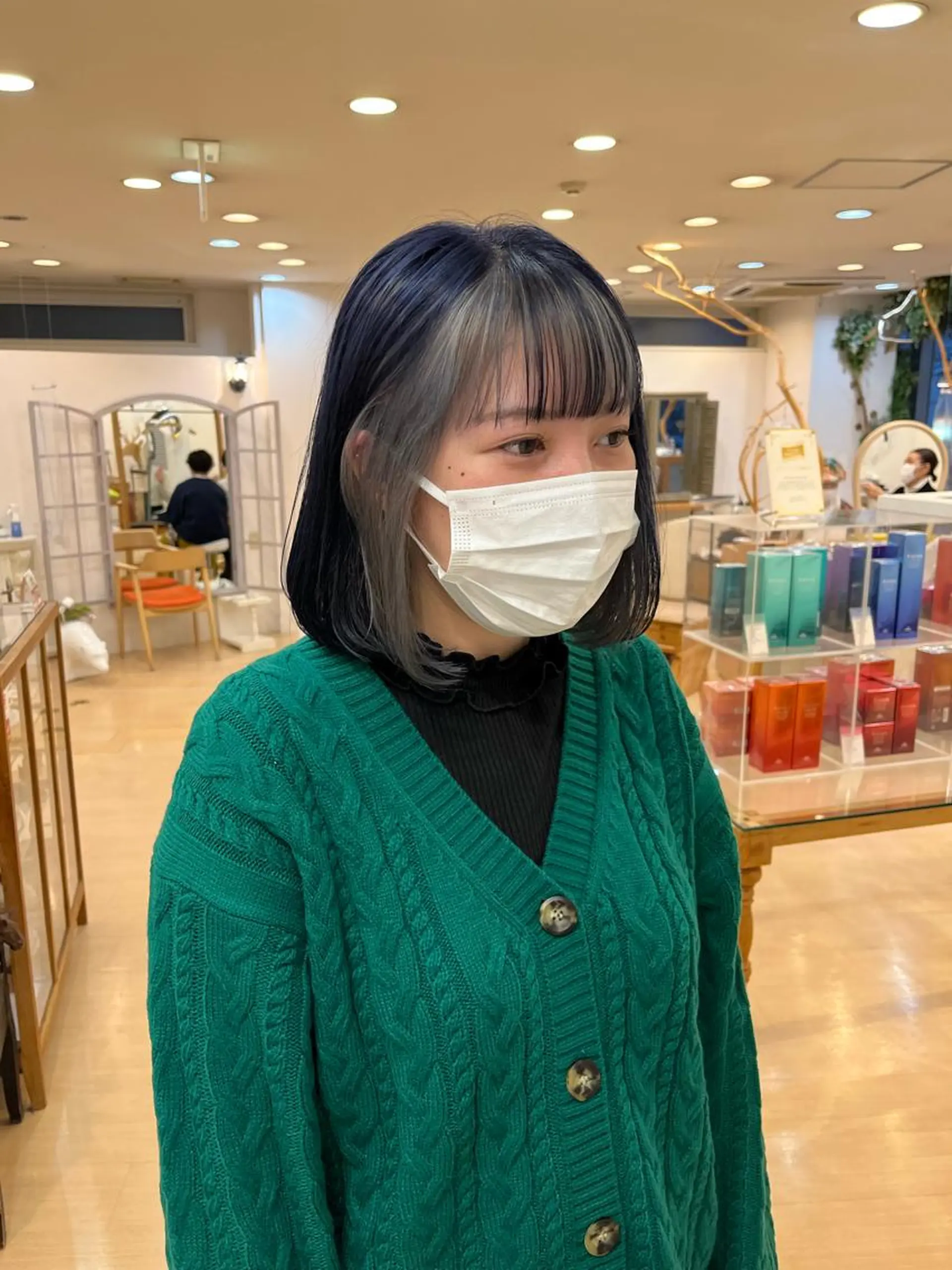 ミディアム カラー ブリーチ デザインカラー ヘアカラー トリートメント 💠つたふうか/ 韓国/メンズヘア💠のヘアスタイル