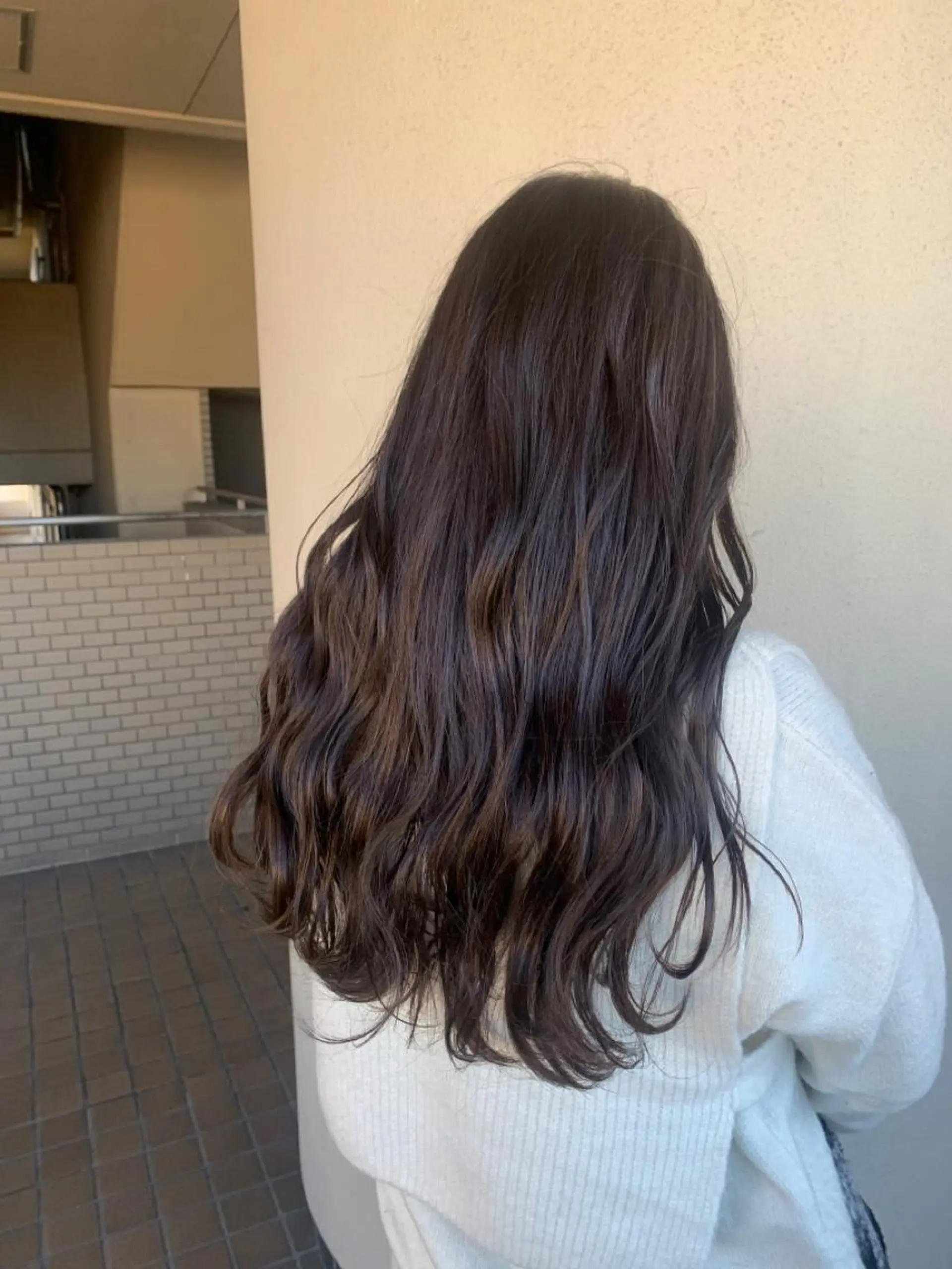 ロング カラー ブラウンカラー ロング カット ヘアカラー regalo Acari🍎のヘアスタイル