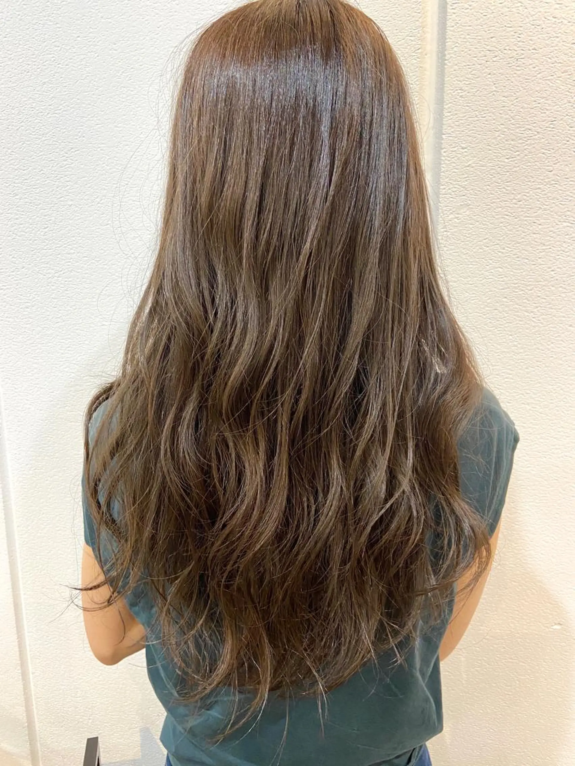 ロング カット ヘアカラー トリートメント 髪質改善/森ノ宮/ 美容室/店長杉山慶尚のヘアスタイル