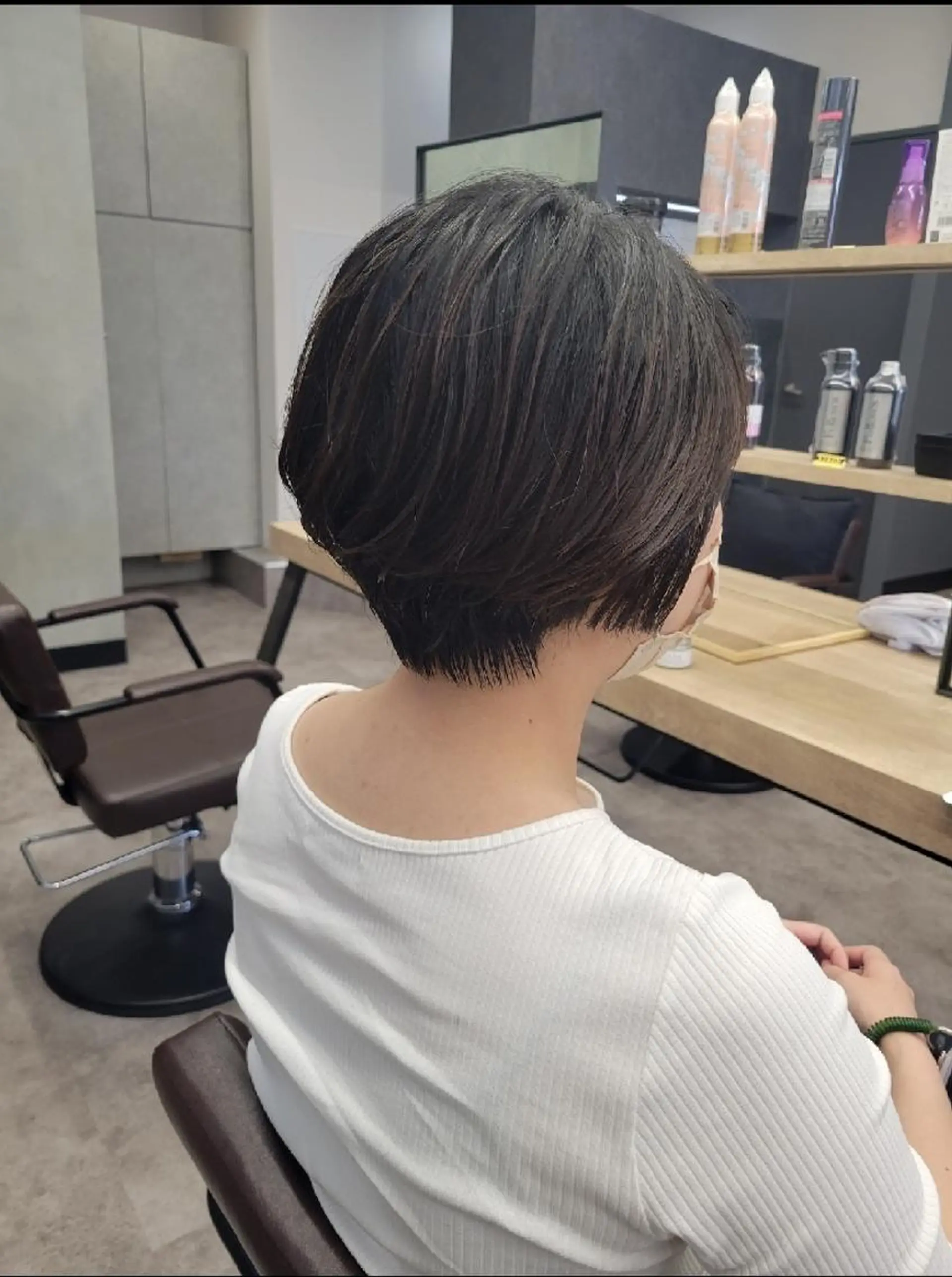 ショート ハンサムショート 丸みショート ショートヘア レイヤー/ショート /山田譲治✂️のヘアスタイル