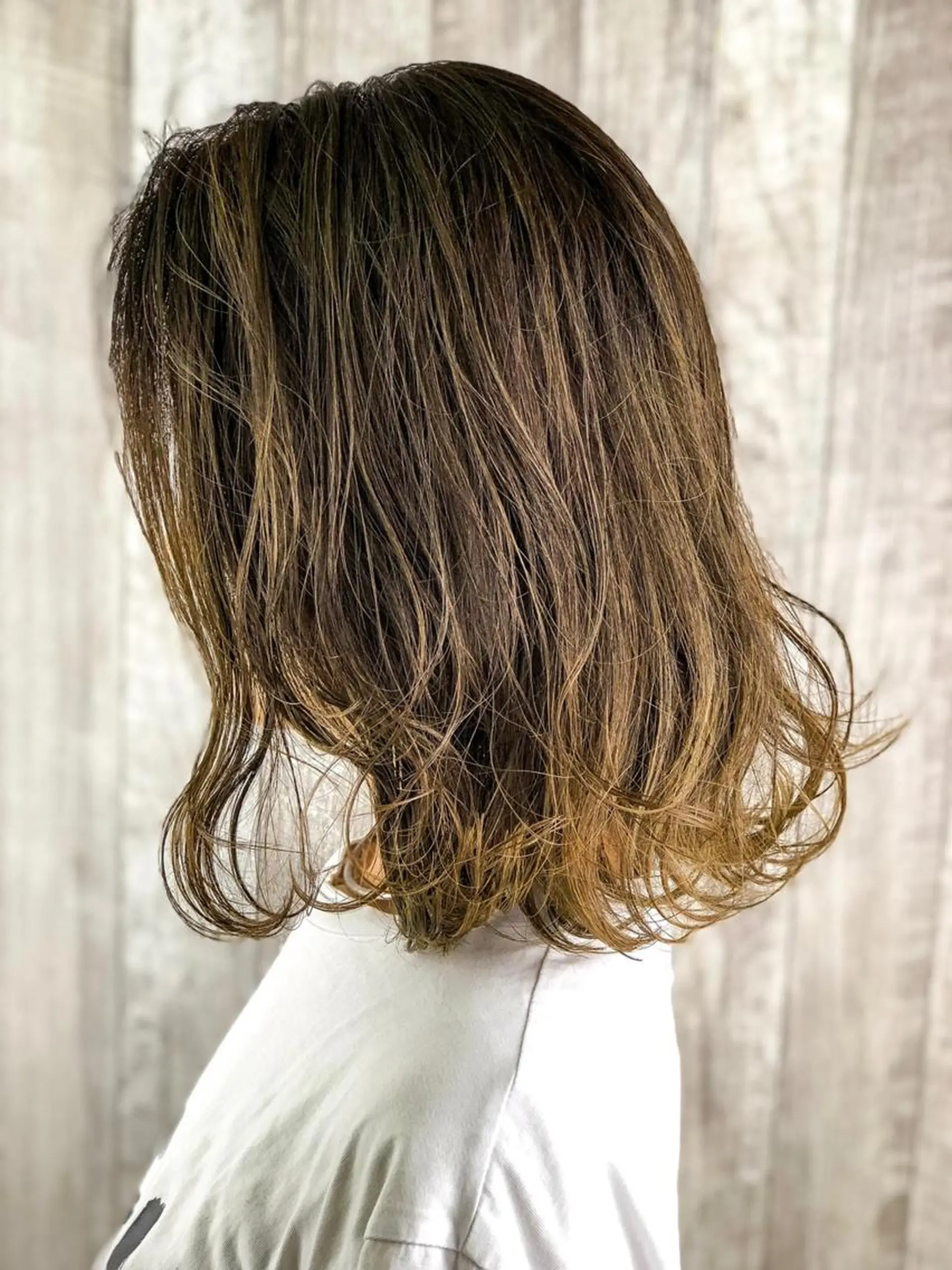 ミディアム 🌷L'oeuf 【ﾙﾌ】ホシカワ🌷のヘアスタイル