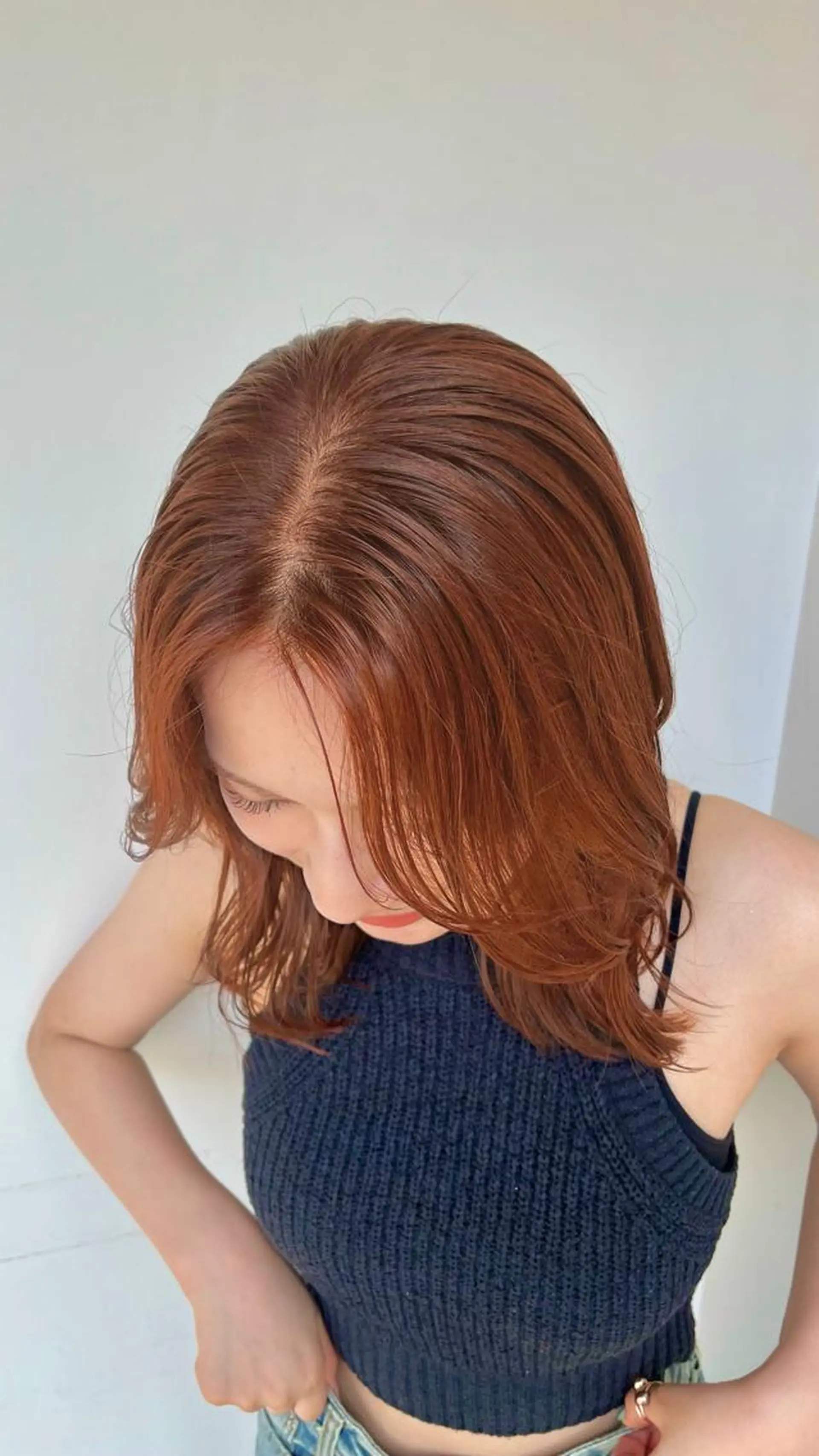 セミロング ヘアカラー トリートメント 🌸暖色カラー/ボブ 一色愛海🌸のヘアスタイル