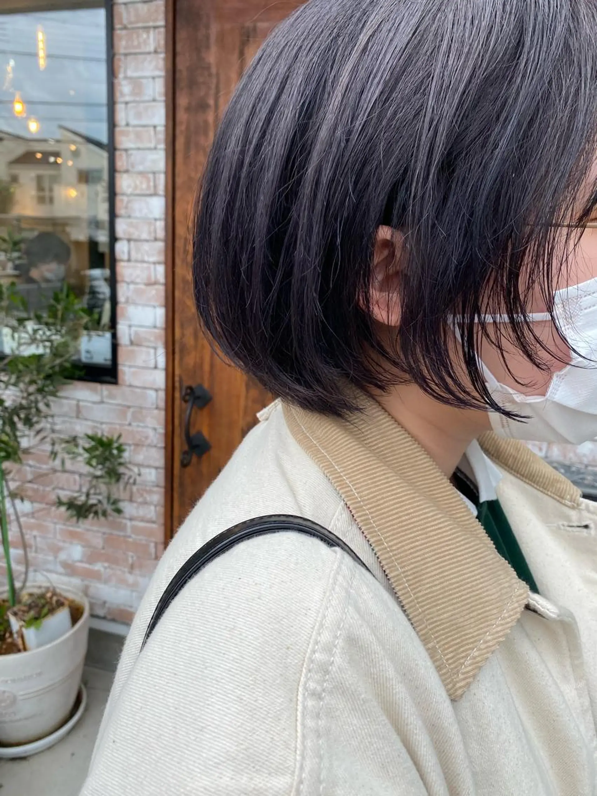 ショート カラー ブリーチ グレージュ ラベンダーカラー ラベンダーグレー 【浜松・豊橋】 ニシモトのヘアスタイル