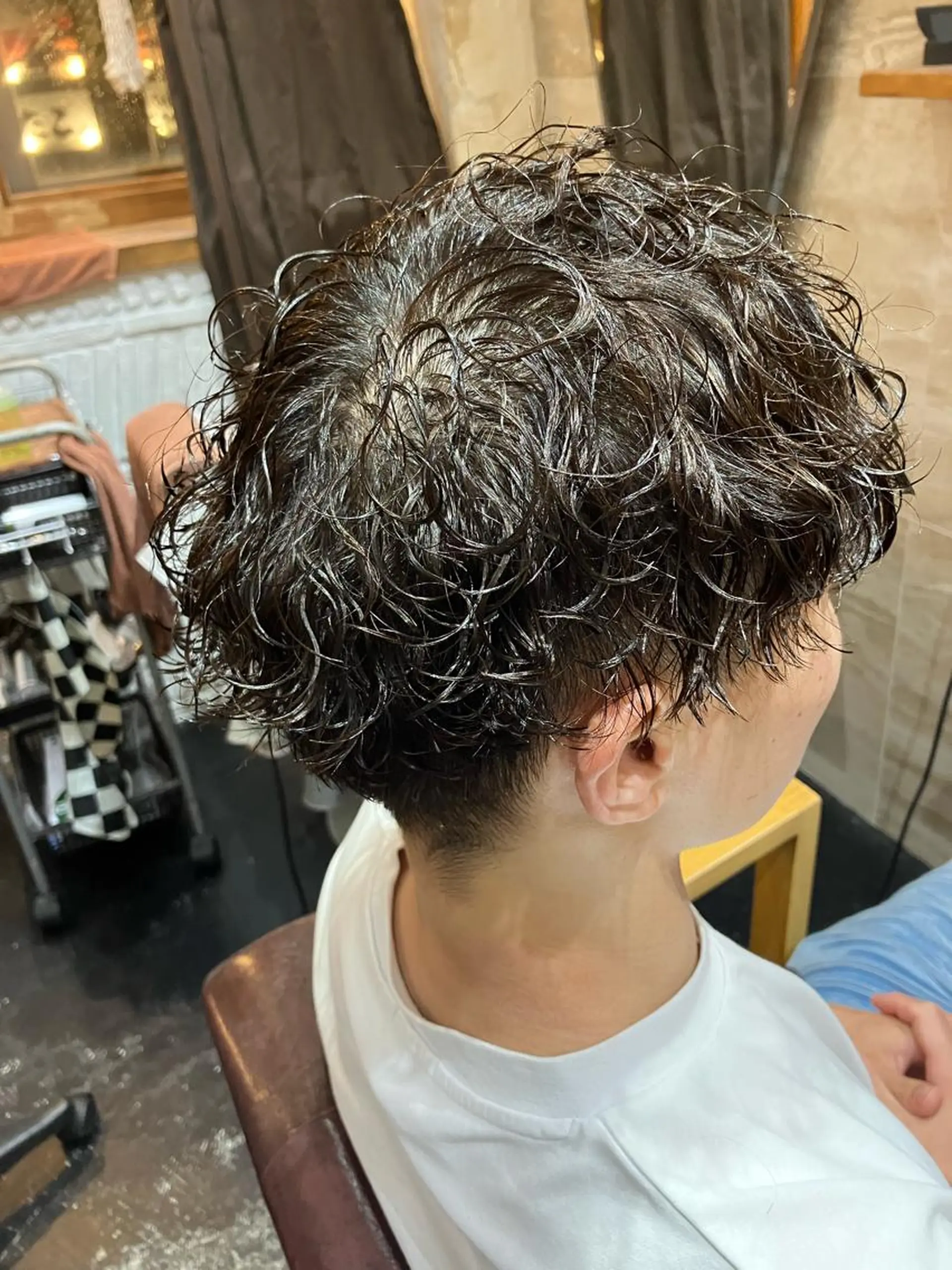 パーマ メンズ カット パーマ メンズ特化/パーマ/ フェードWATARUのヘアスタイル