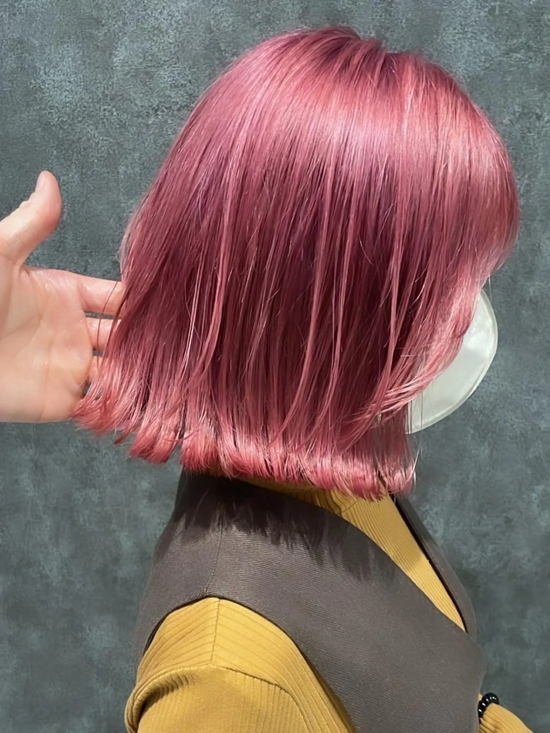 セミロング 外国人風カラー ハイライト 髪質改善 似合わせカット トリートメント カット ヘアカラー トリートメント BUCKS【天王寺】 バックス【駅30秒】のヘアスタイル