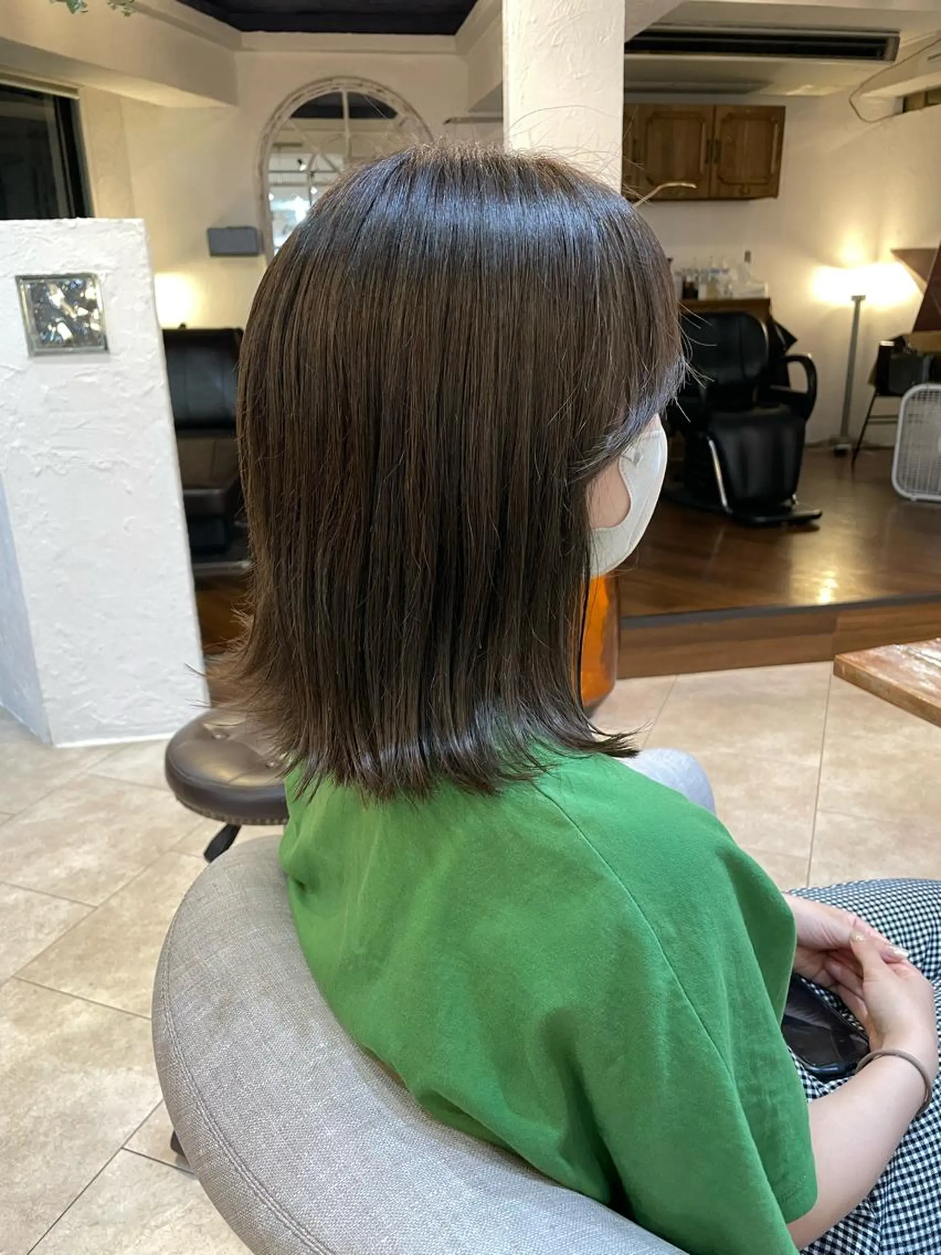 ミディアム カラー あしかが ゆいとのヘアスタイル