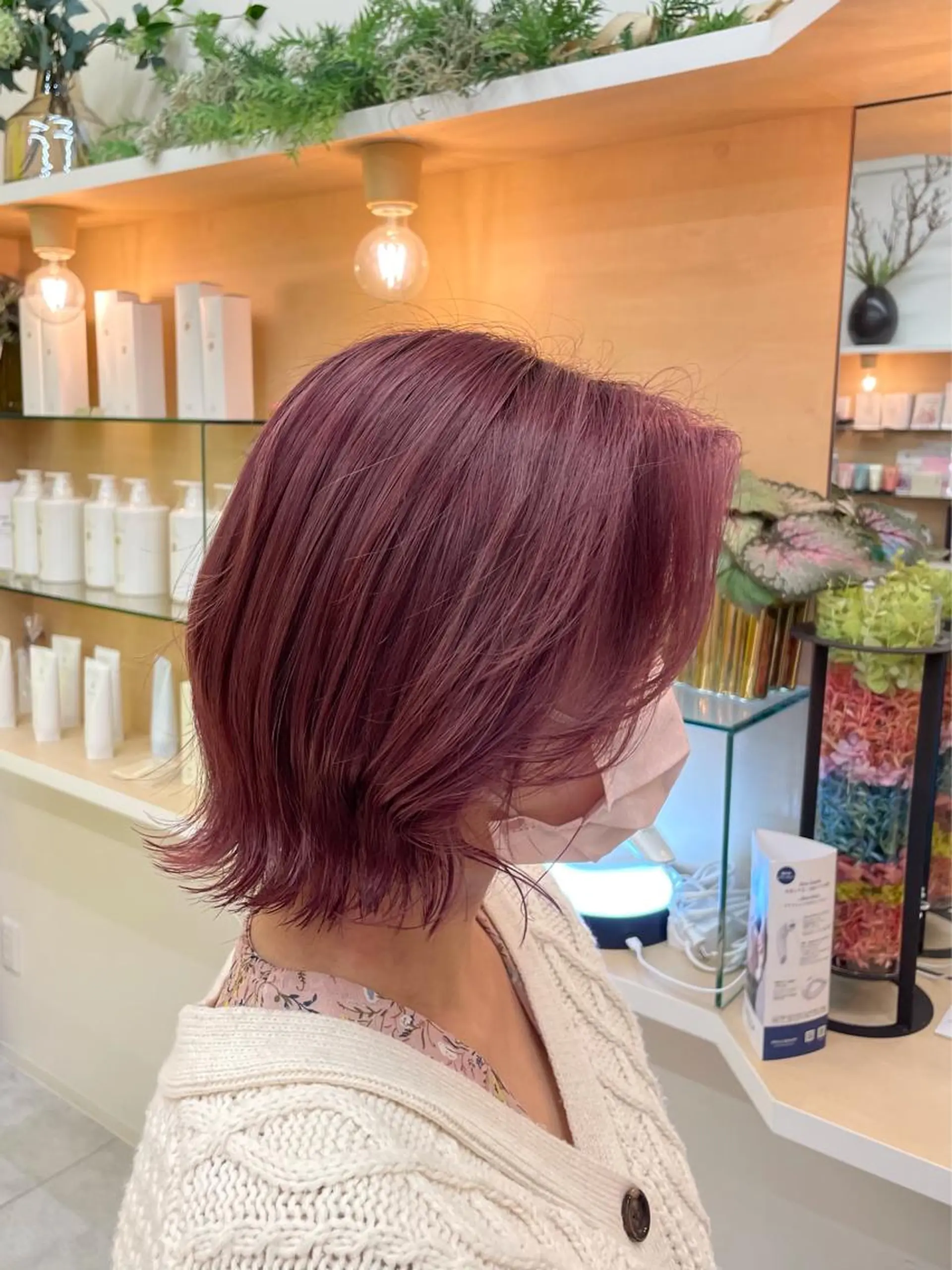 ショート カラー 山下 とよかのヘアスタイル