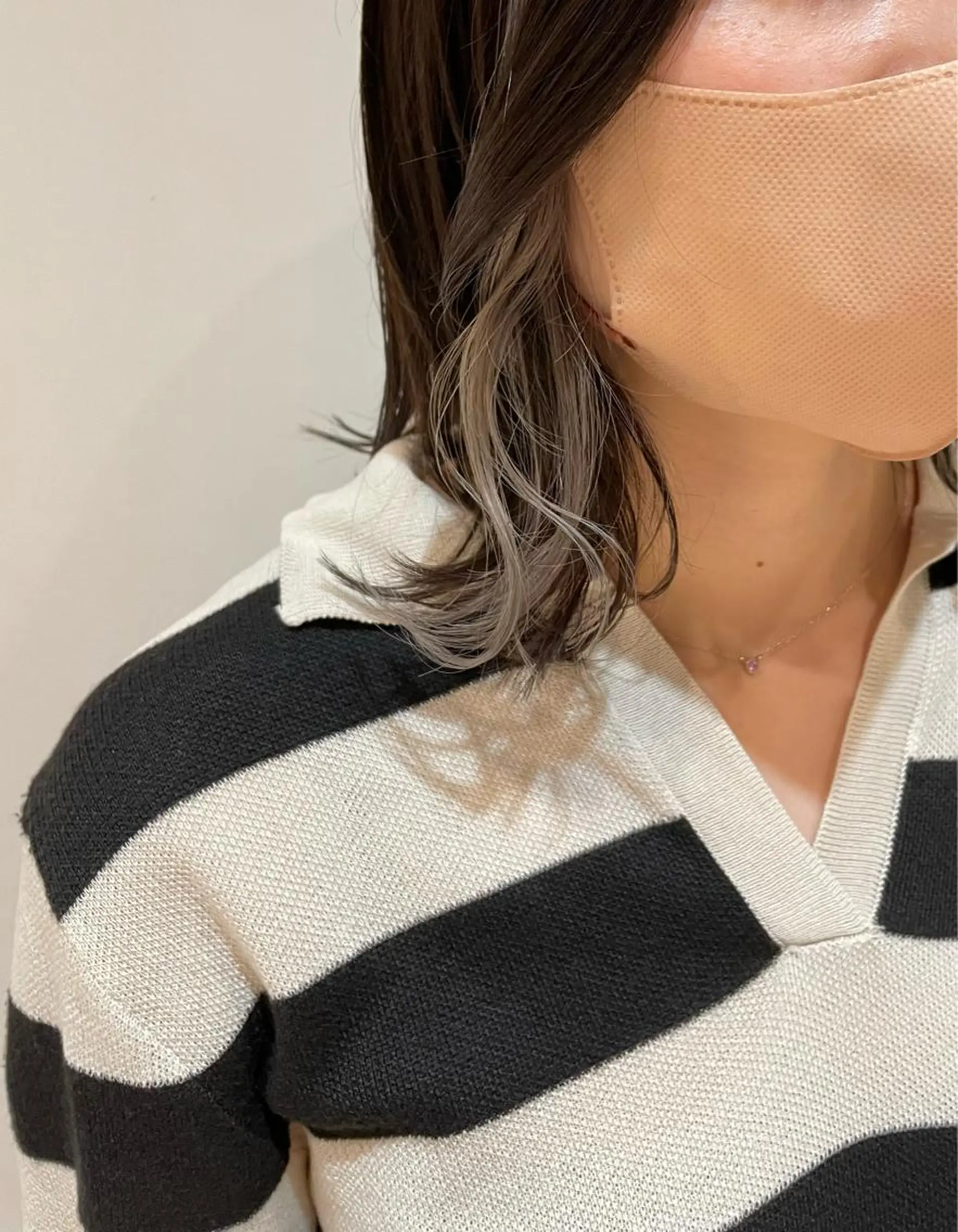 カラー イヤリングカラー ヘアカラー カットモデル/ 🌷内藤美乃🌷のヘアスタイル