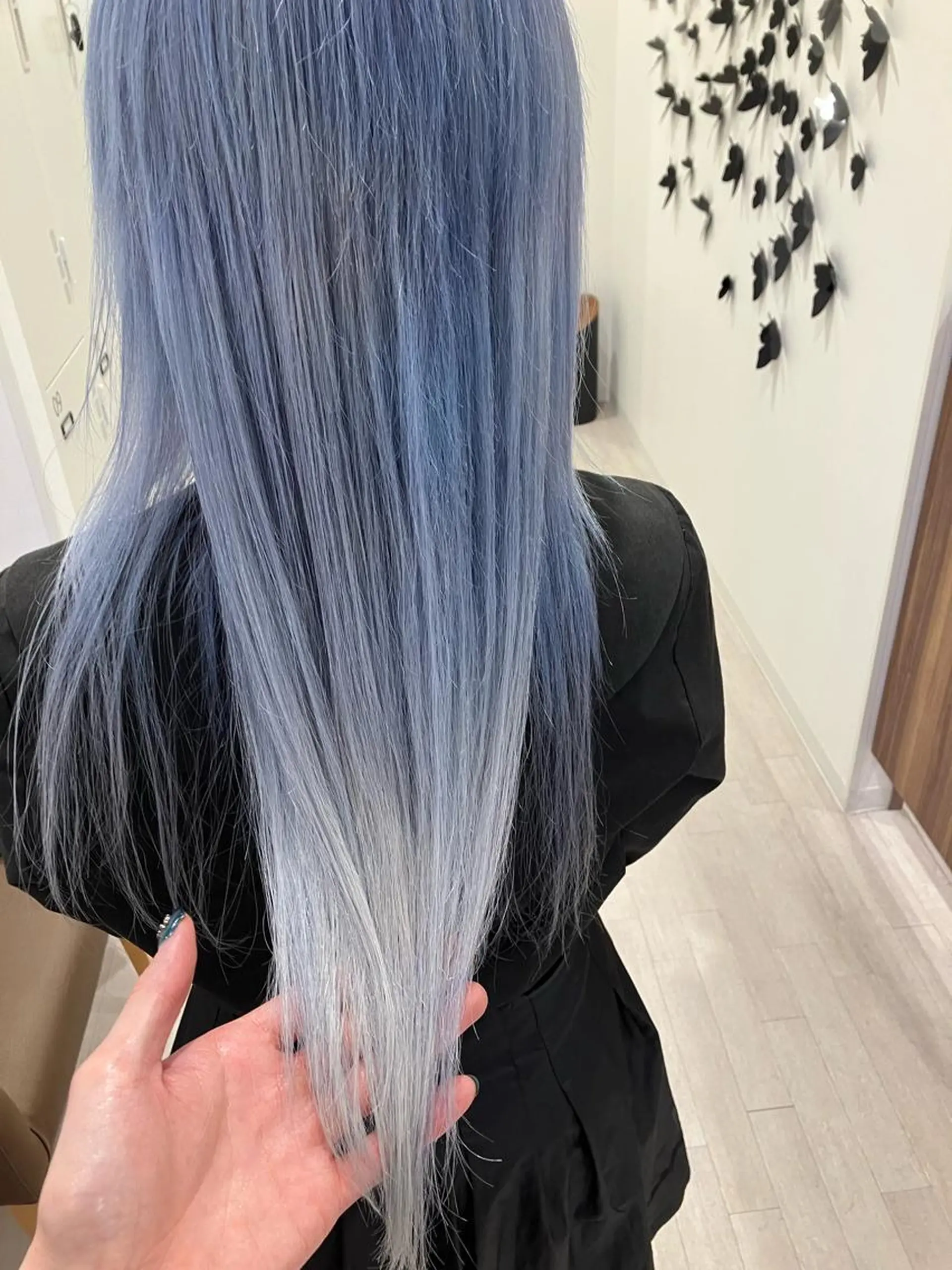 ロング カラー ヘアカラー Re:st所属・Miyavi/カラー ショートボブのヘアスタイル