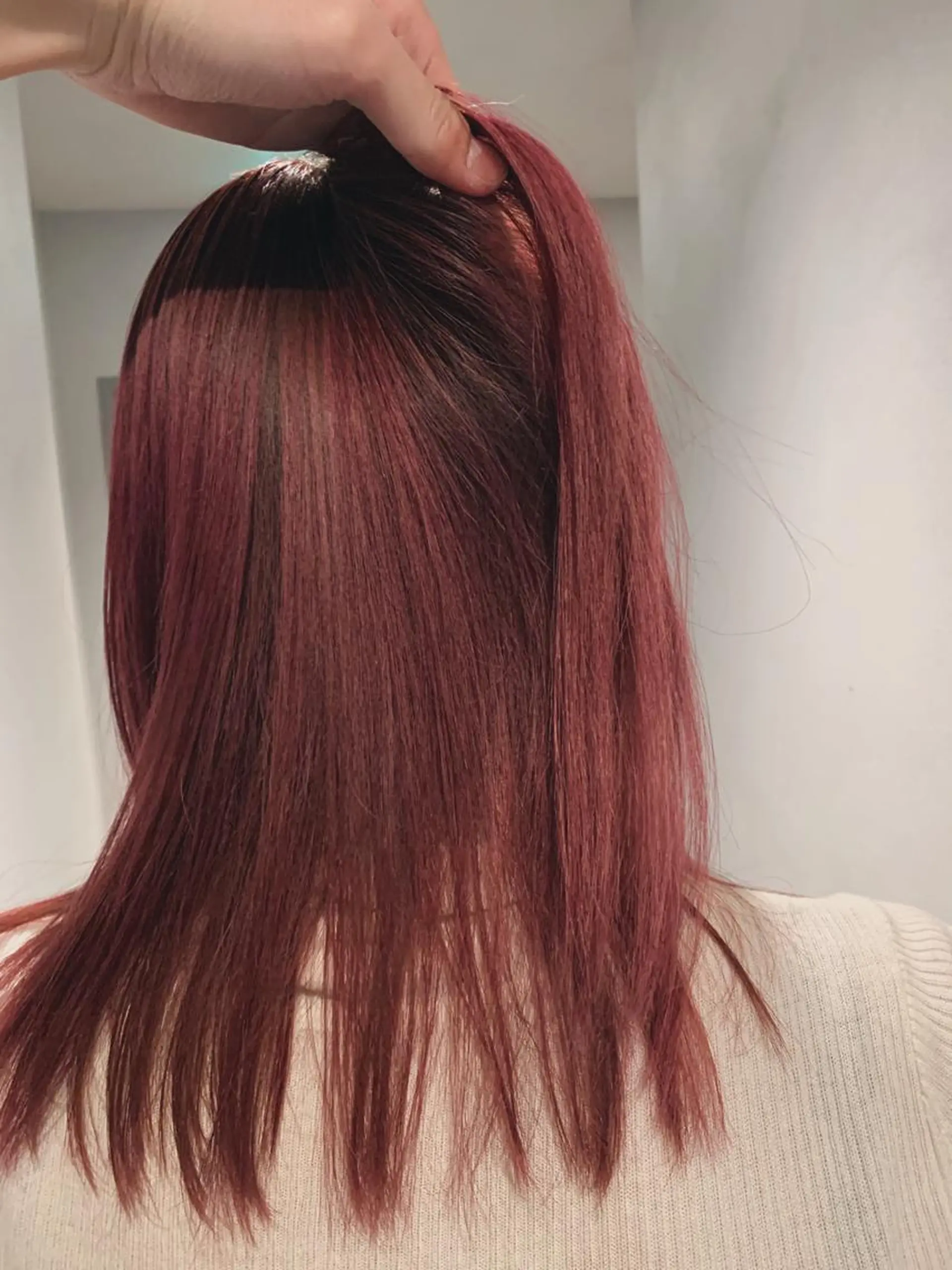 ロング カラー ボブパーマコテ巻き風 パーマNo1深江秀平のヘアスタイル