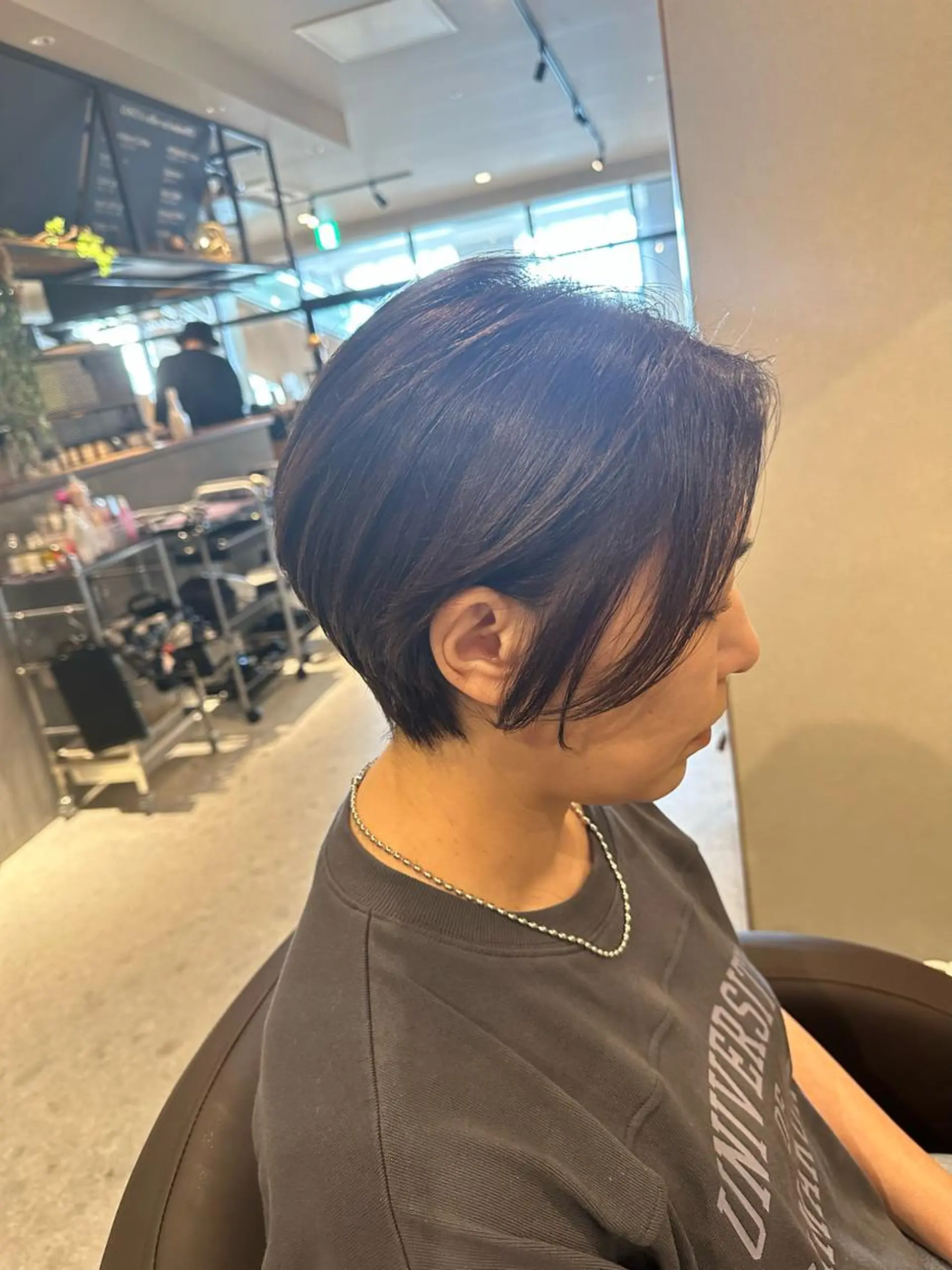 ショート ショートボブ ボブ くびれヘア ショートヘア カット ヘアカラー トリートメント Forest. -髪質改善-のヘアスタイル