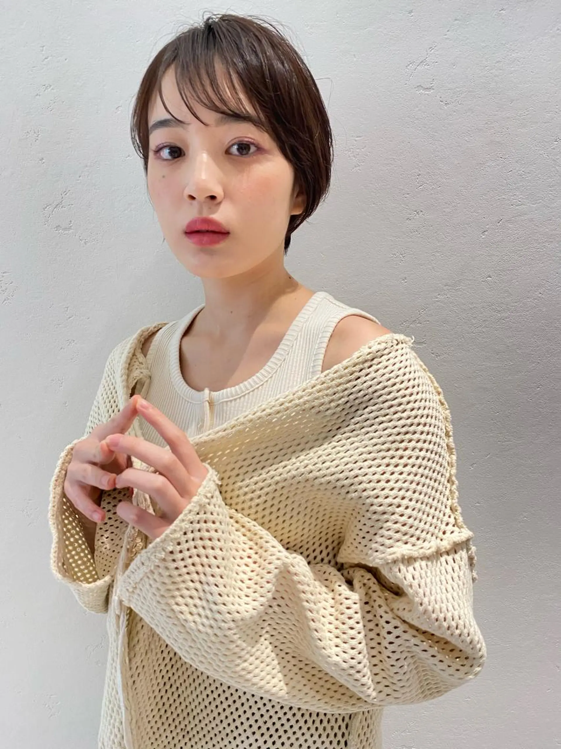 ショート 井上 舞のヘアスタイル
