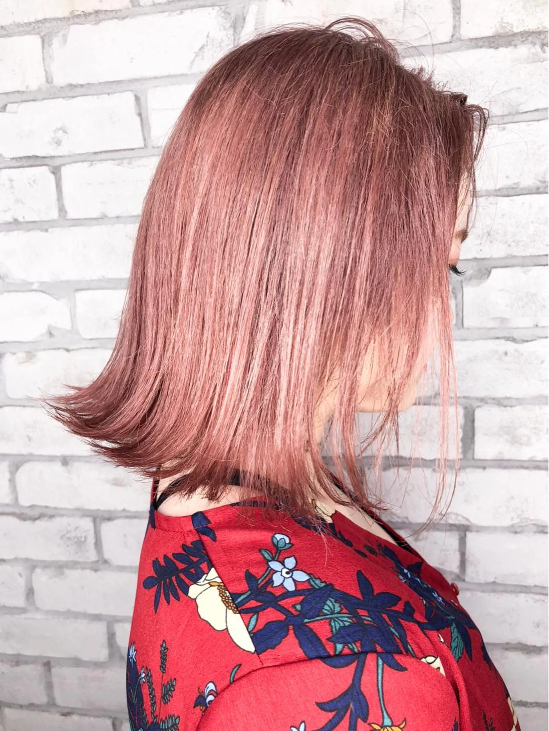 ミディアム カラー バレイヤージュ ブリーチ ケアブリーチ ダブルカラー ハイライトカラー welring hair salon所属・welring hair salonのヘアスタイル