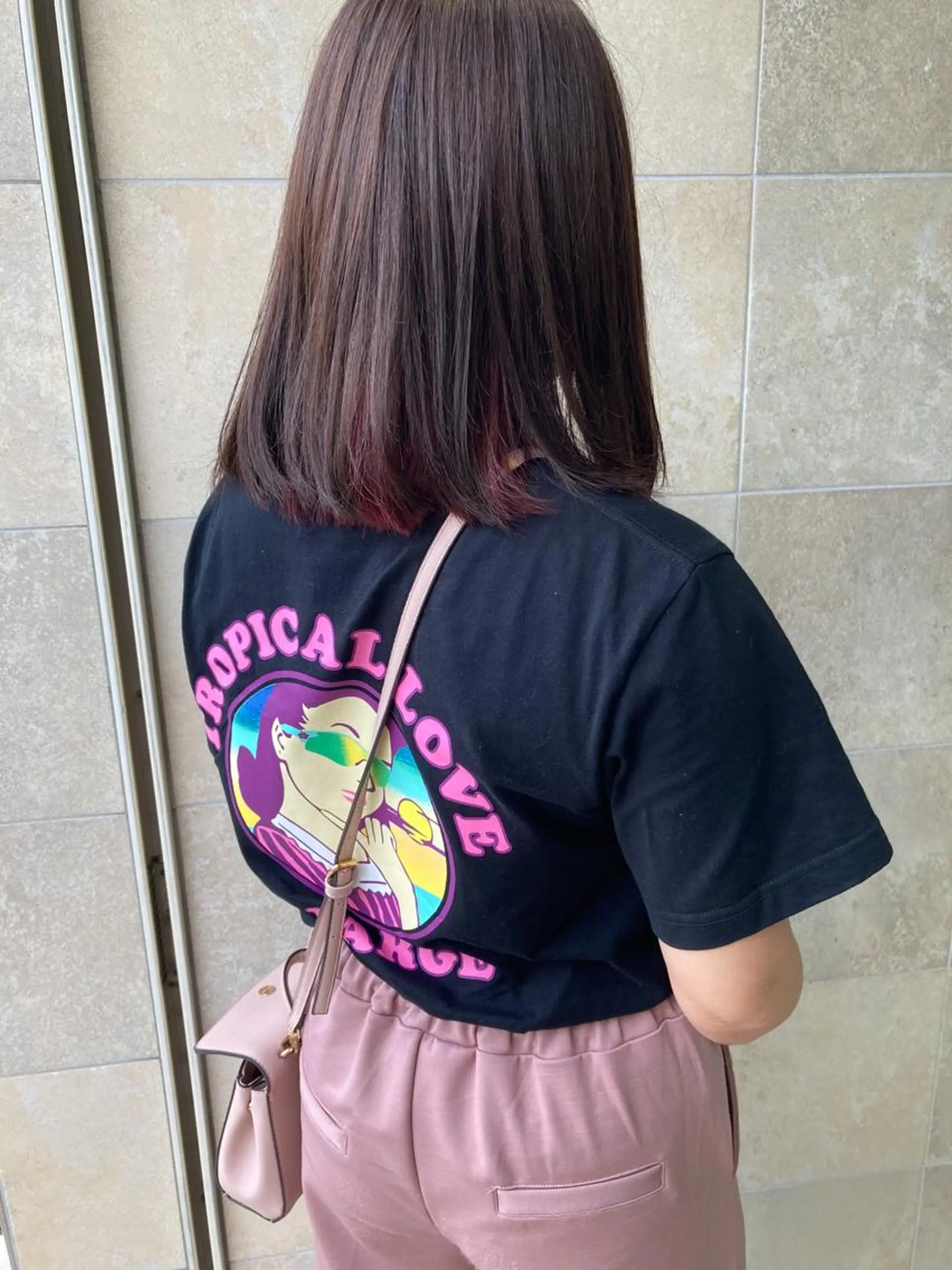 ミディアム カラー イルミナカラー インナーカラー 田中 あかねのヘアスタイル