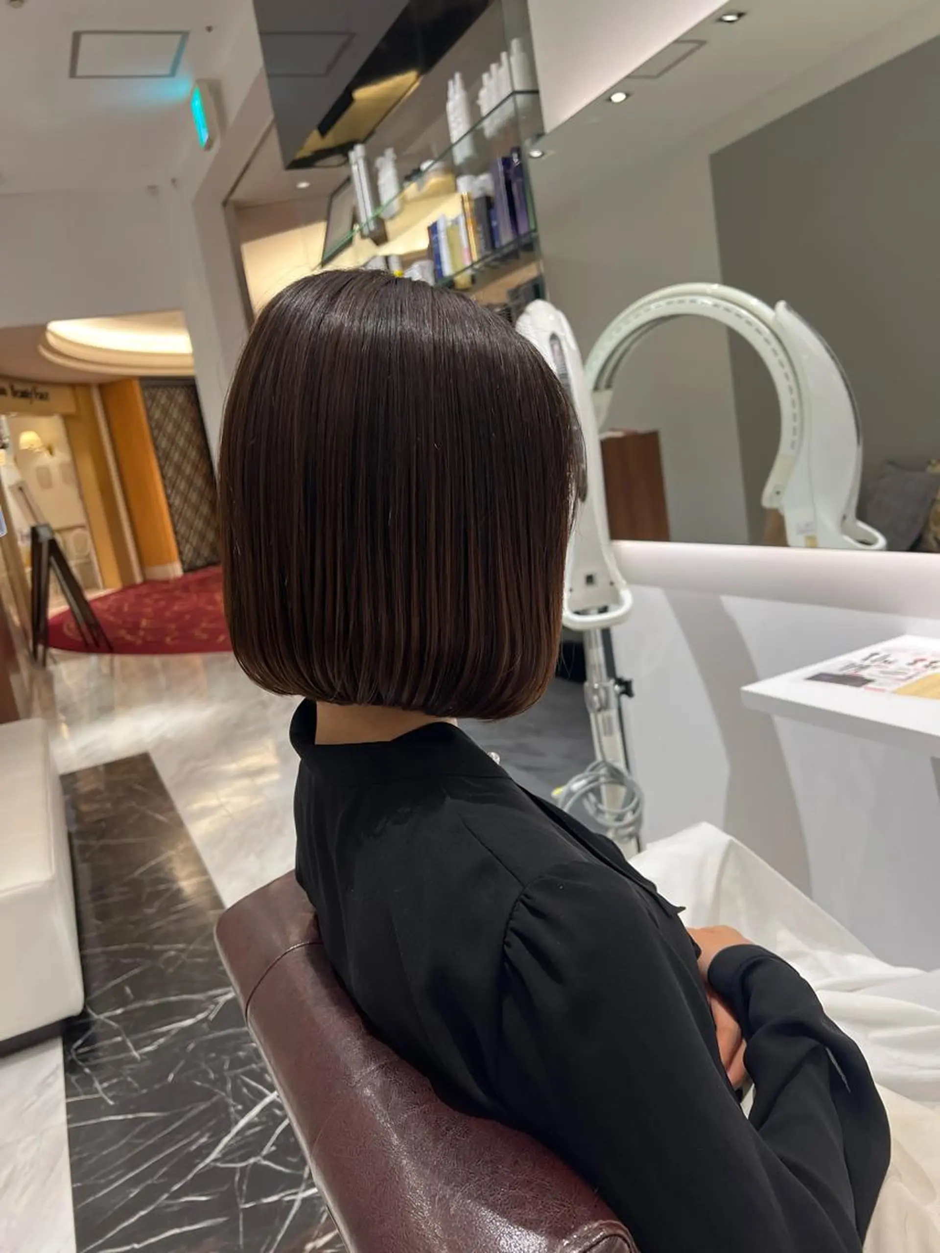 ショート ボブ 浦﨑 笑美里のヘアスタイル