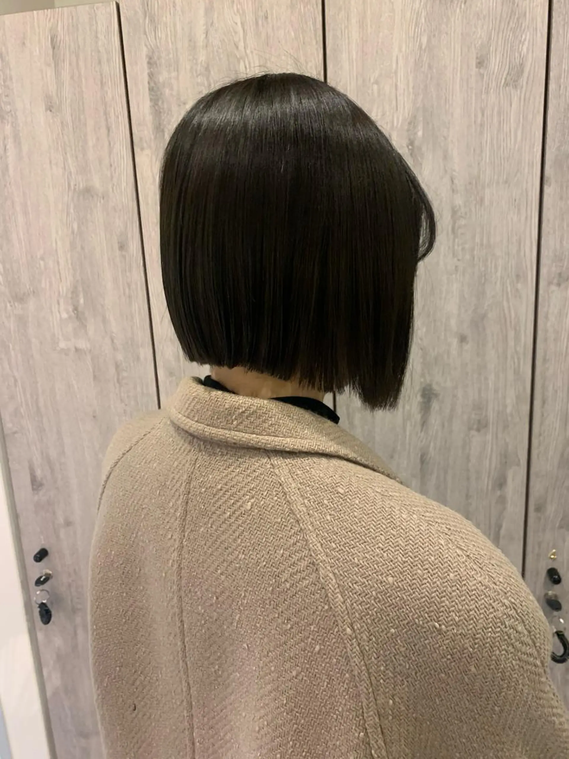 ショート 前下がりボブ ボブ 韓国風ヘア Hair Resort Noble(ヘアリゾートノーブル)所属・オオヤ カナのヘアスタイル