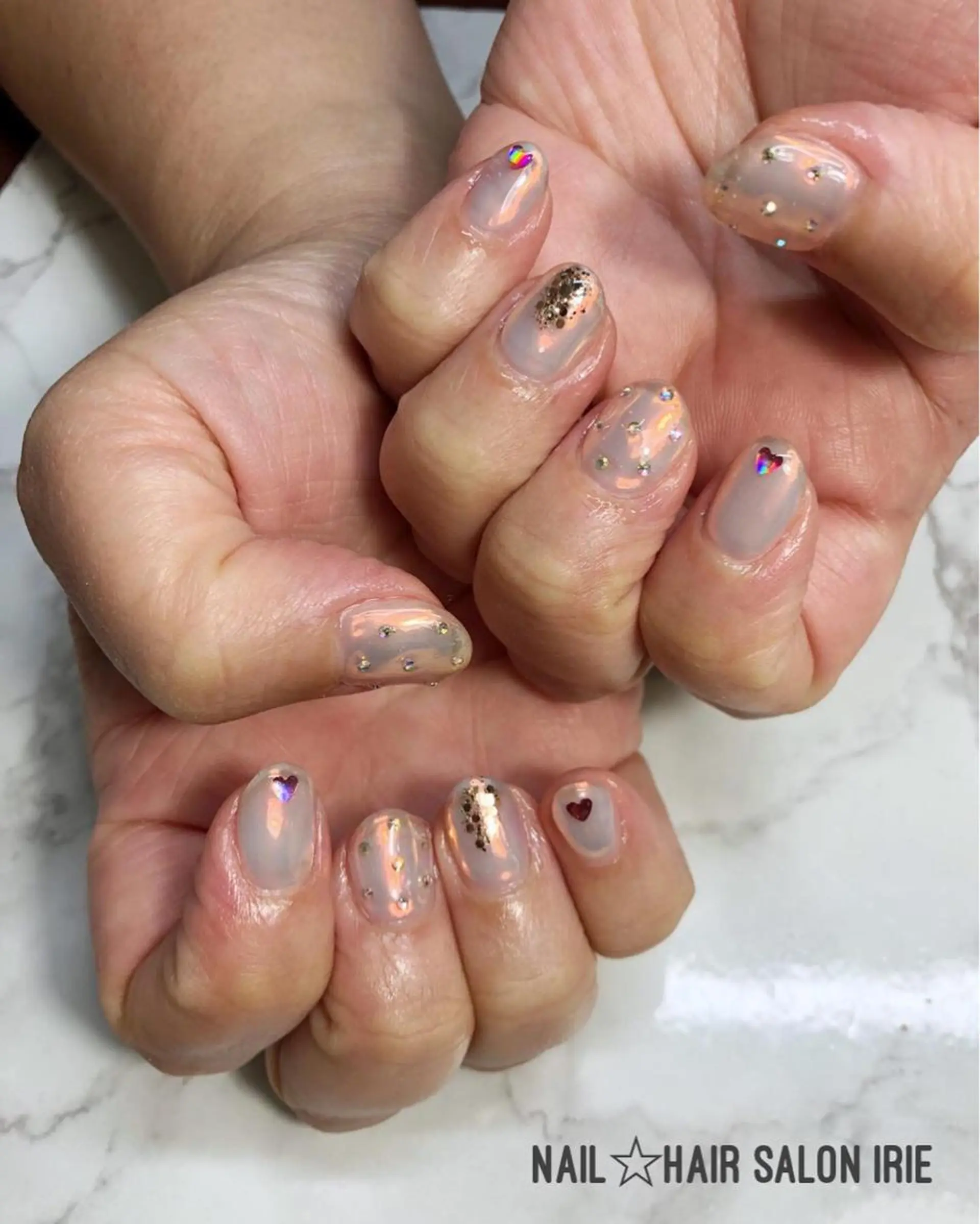 ネイル ハンドネイル Hair salon Irie所属・與儀 知佳のネイルデザイン