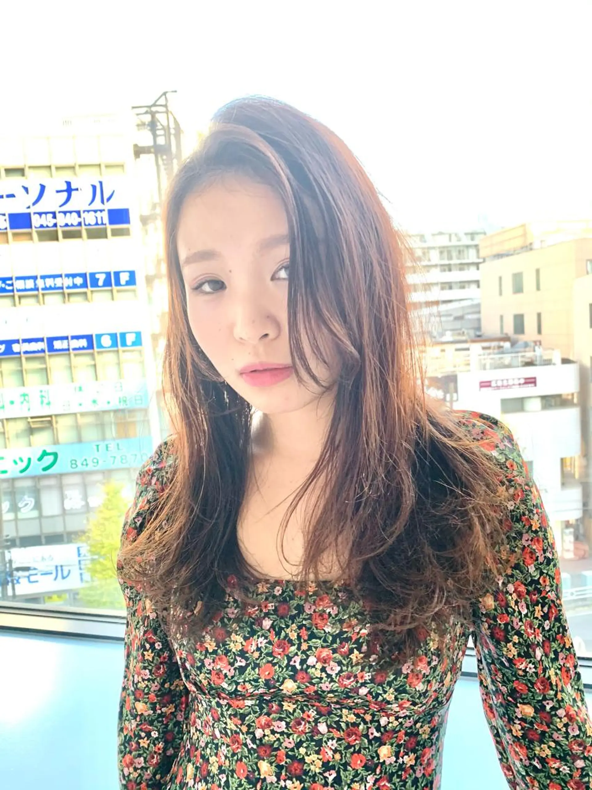 セミロング 大人女性ぼかし メンズ強化🦙平作のヘアスタイル