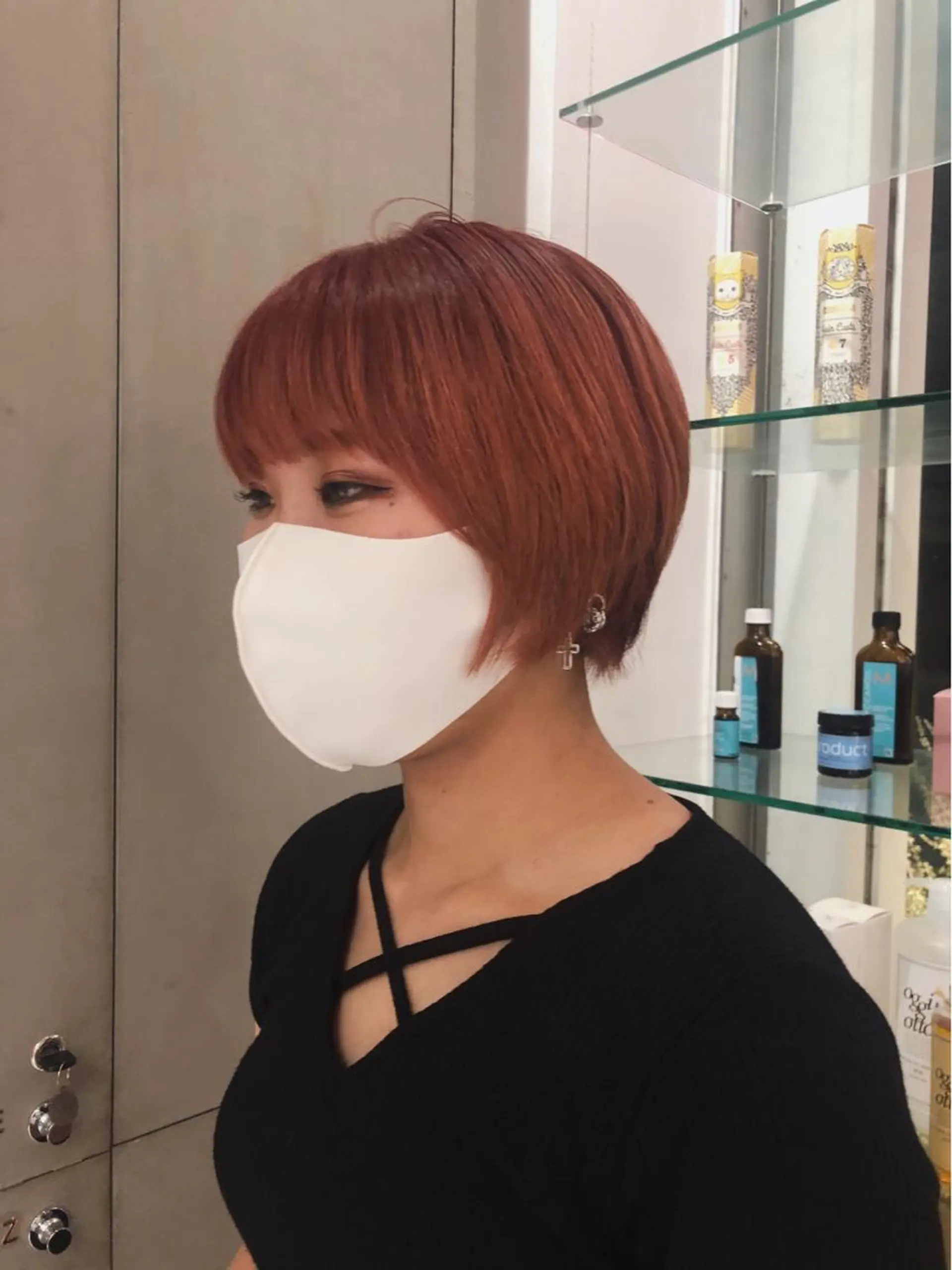 ショート カラー ショートヘア 古屋 花織のヘアスタイル