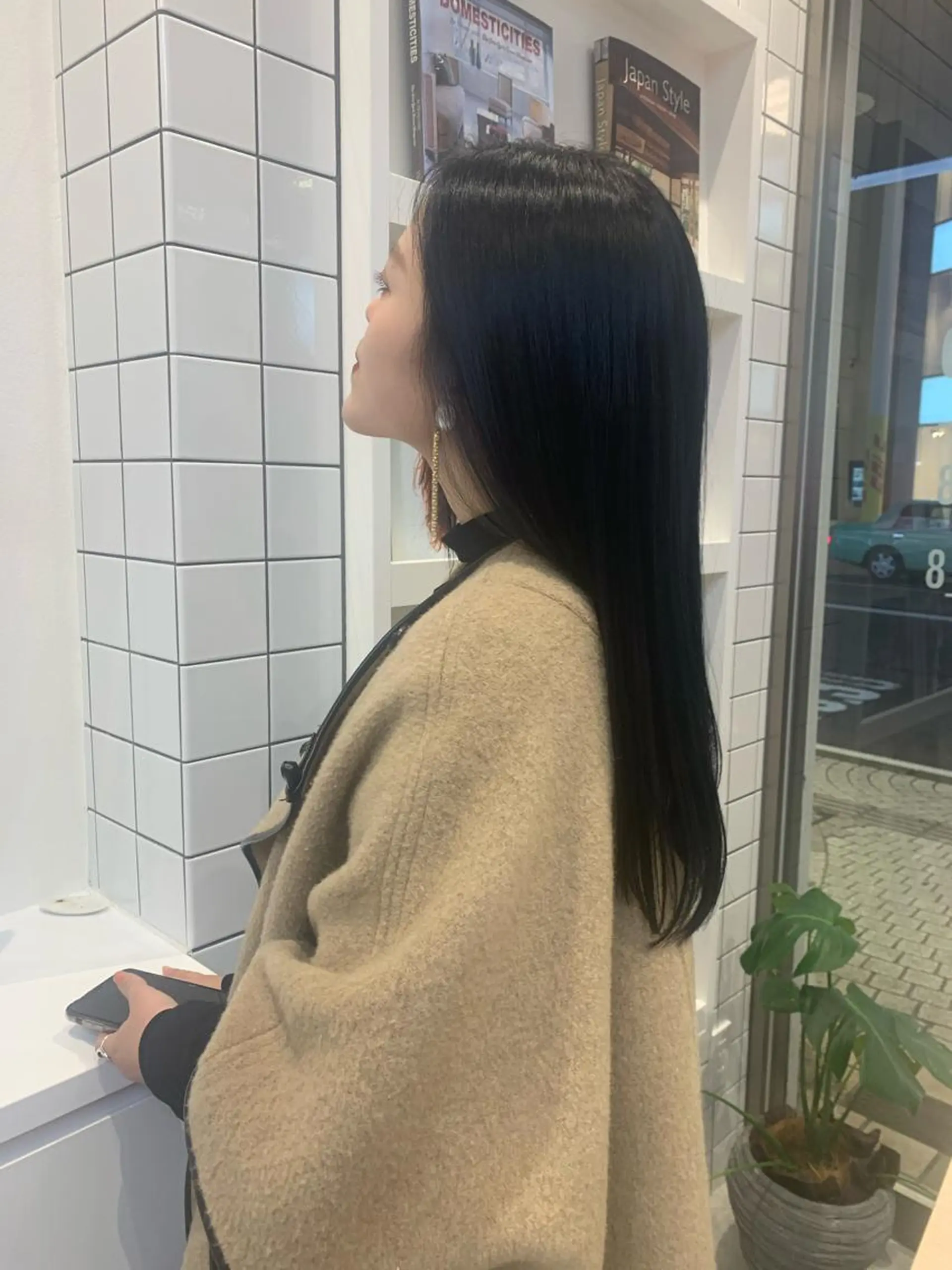 ロング カラー ヘアアレンジ メンズ キッズ みなもと ちはるのヘアスタイル