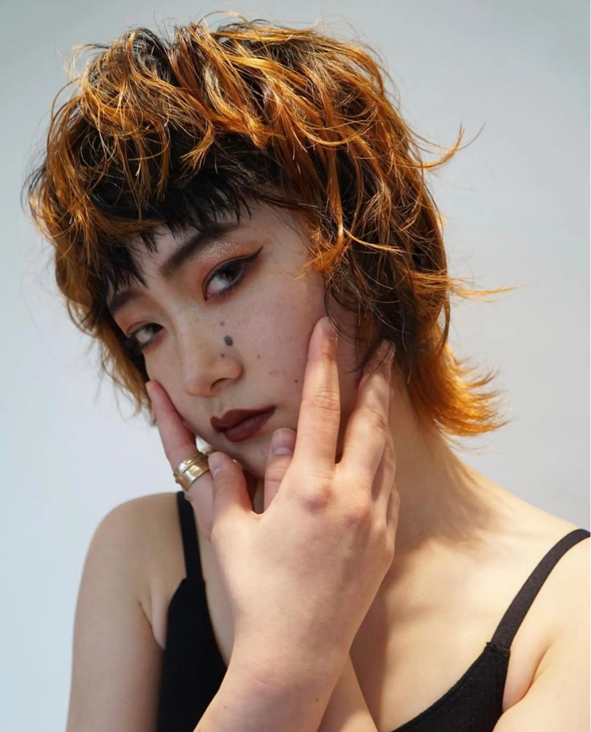 ショート カラー パーマ ヘアカラー zestKalon 🔗IBUのヘアスタイル