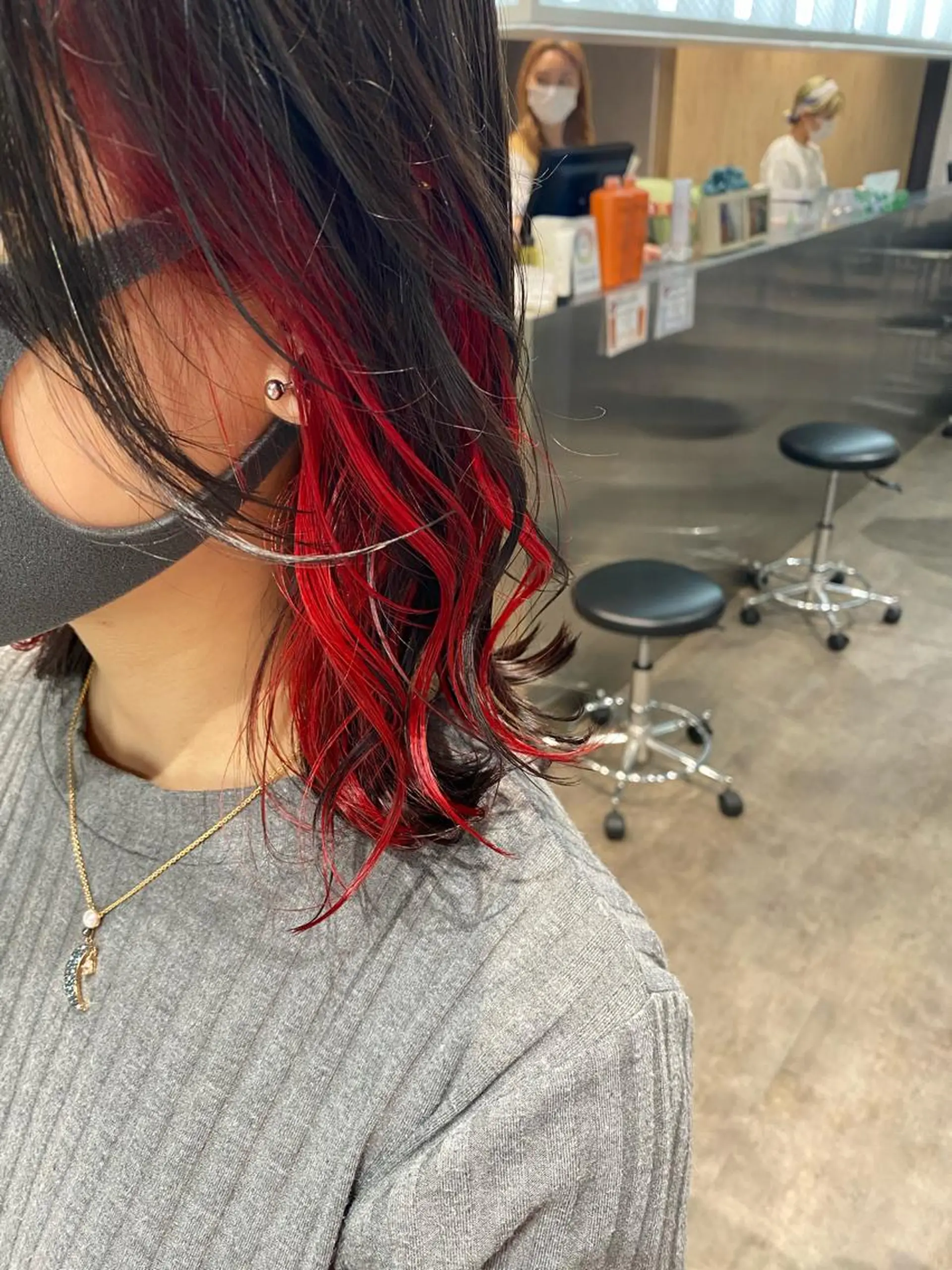 ミディアム カラー ヘアアレンジ XENA表参道 MIKUのヘアスタイル