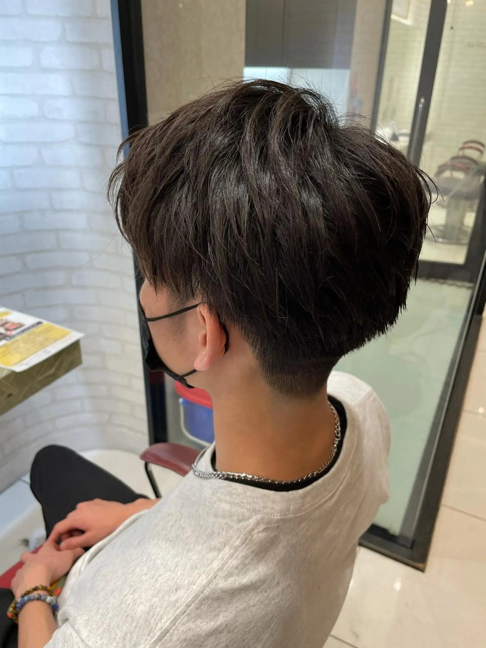 メンズ カット ヘッドスパ EARTH 山﨑龍馬のヘアスタイル