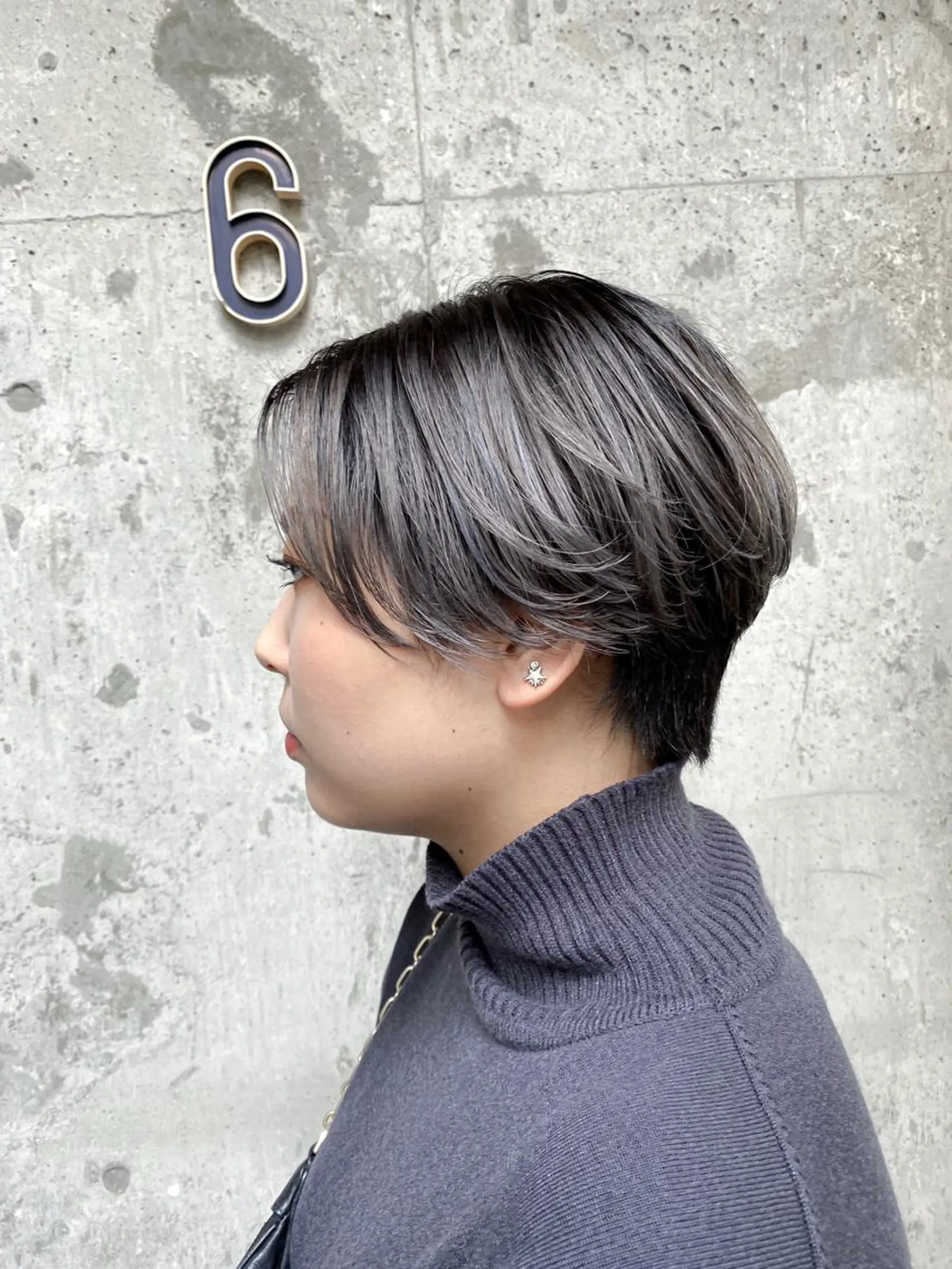 ショート カラー SLASHスラッシュ 兵頭　裕のヘアスタイル