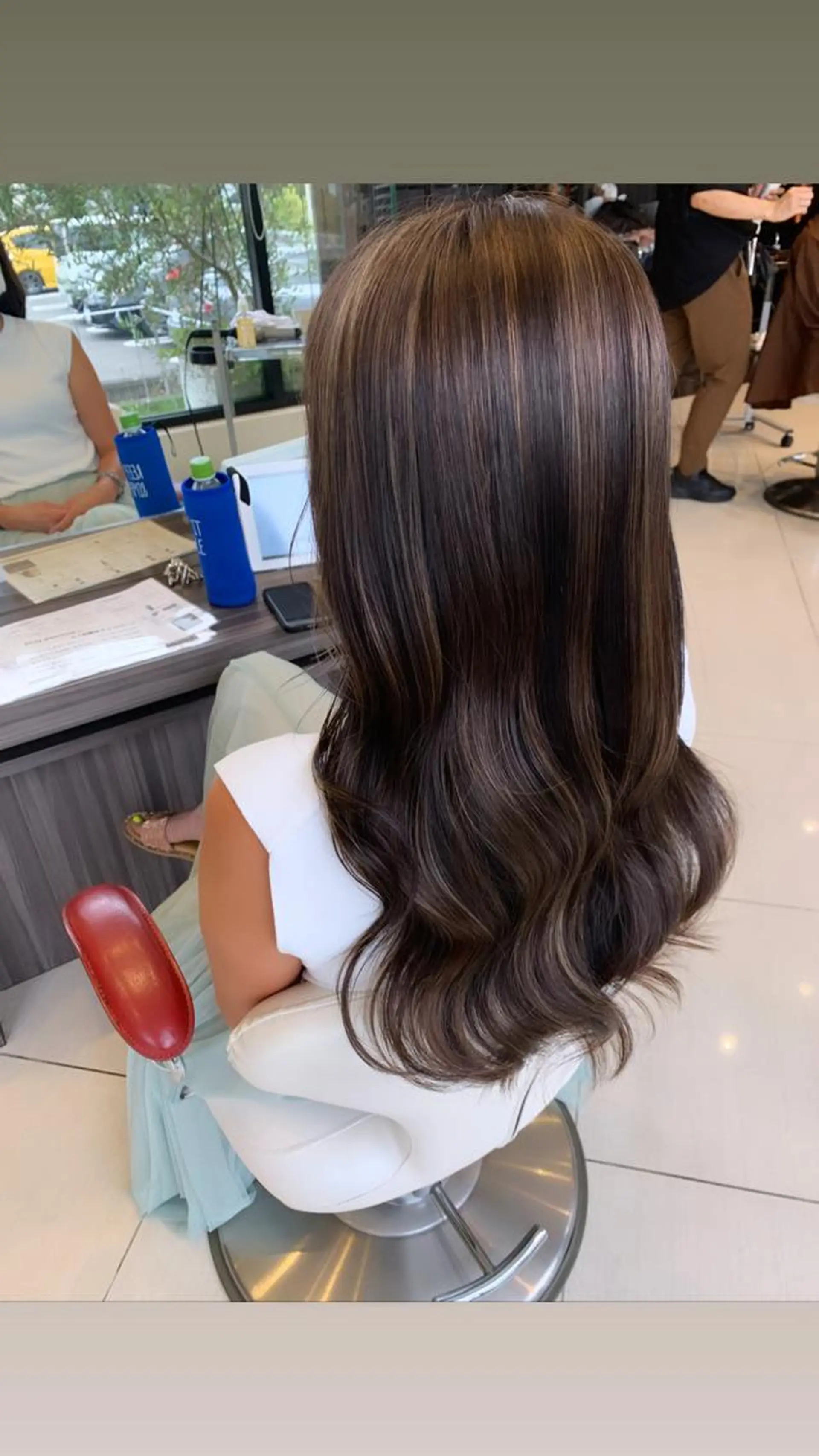 セミロング カラー ヘアカラー トリートメント 古畑 佑悟のヘアスタイル