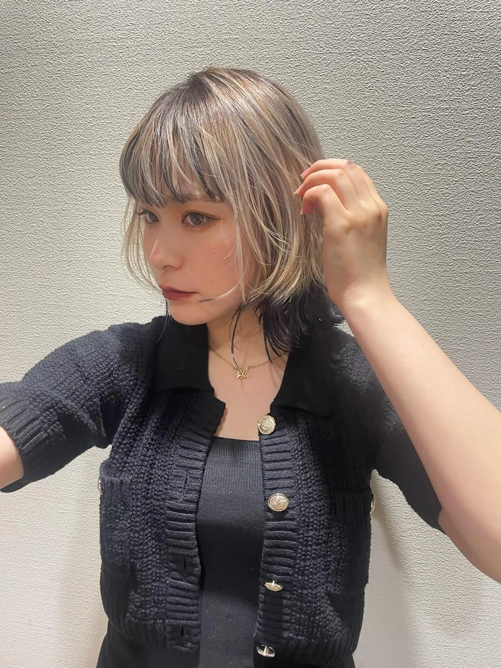 カラー ベージュ/透明感/ 桃子🎀のヘアスタイル