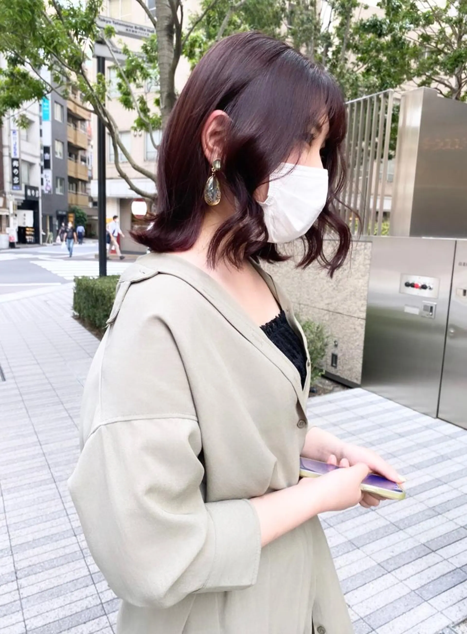 ショート カラー ヘアアレンジ 🌷FUKA🌷 まろやかハイトーンのヘアスタイル