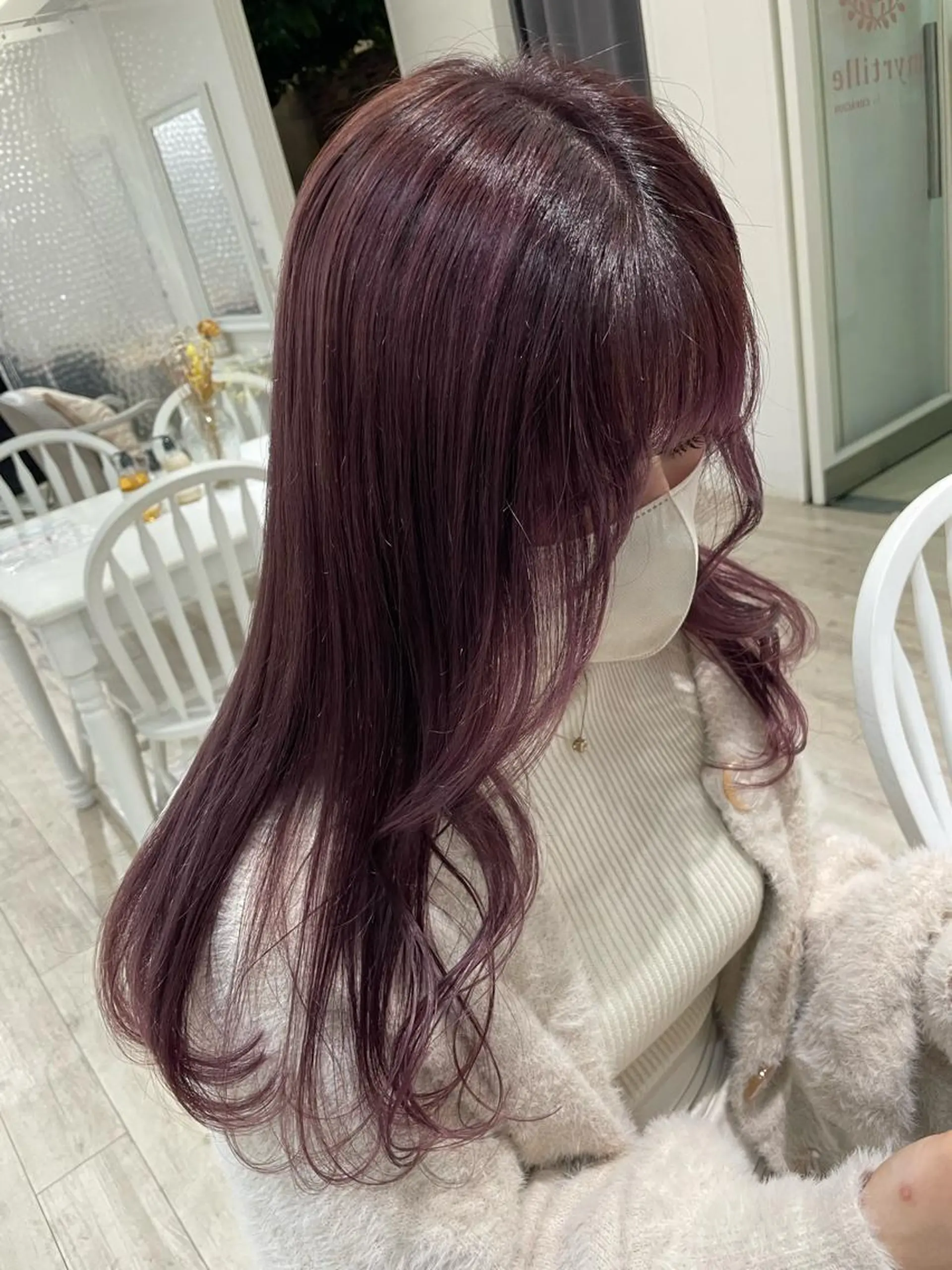 ロング カラー カット ヘアカラー HARUKA韓国ヘア /Luana梅田のヘアスタイル