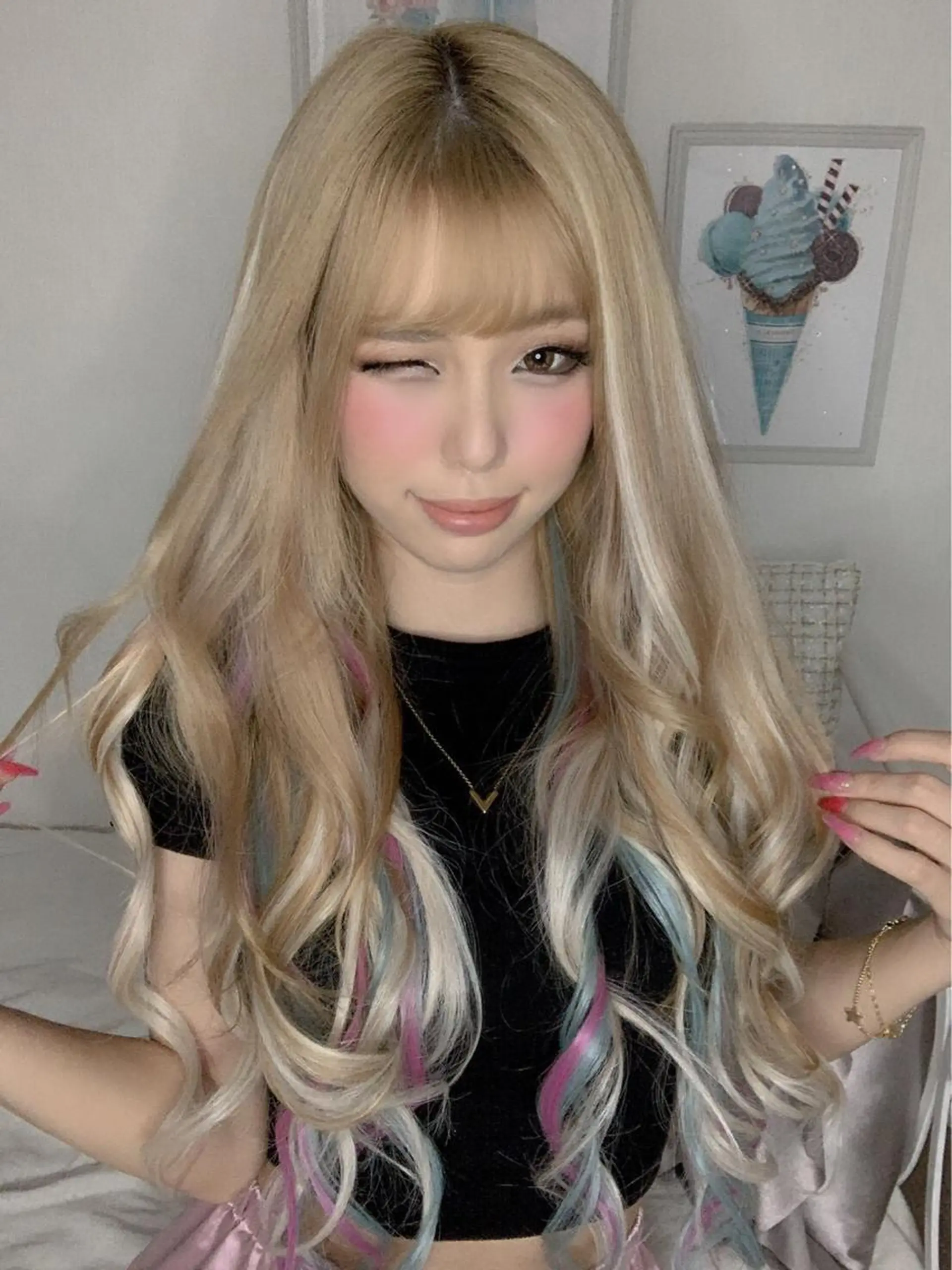 ロング エクステ ドレスアップ心斎橋店所属・🌸ドレスアップ 心斎橋店🌸のヘアスタイル