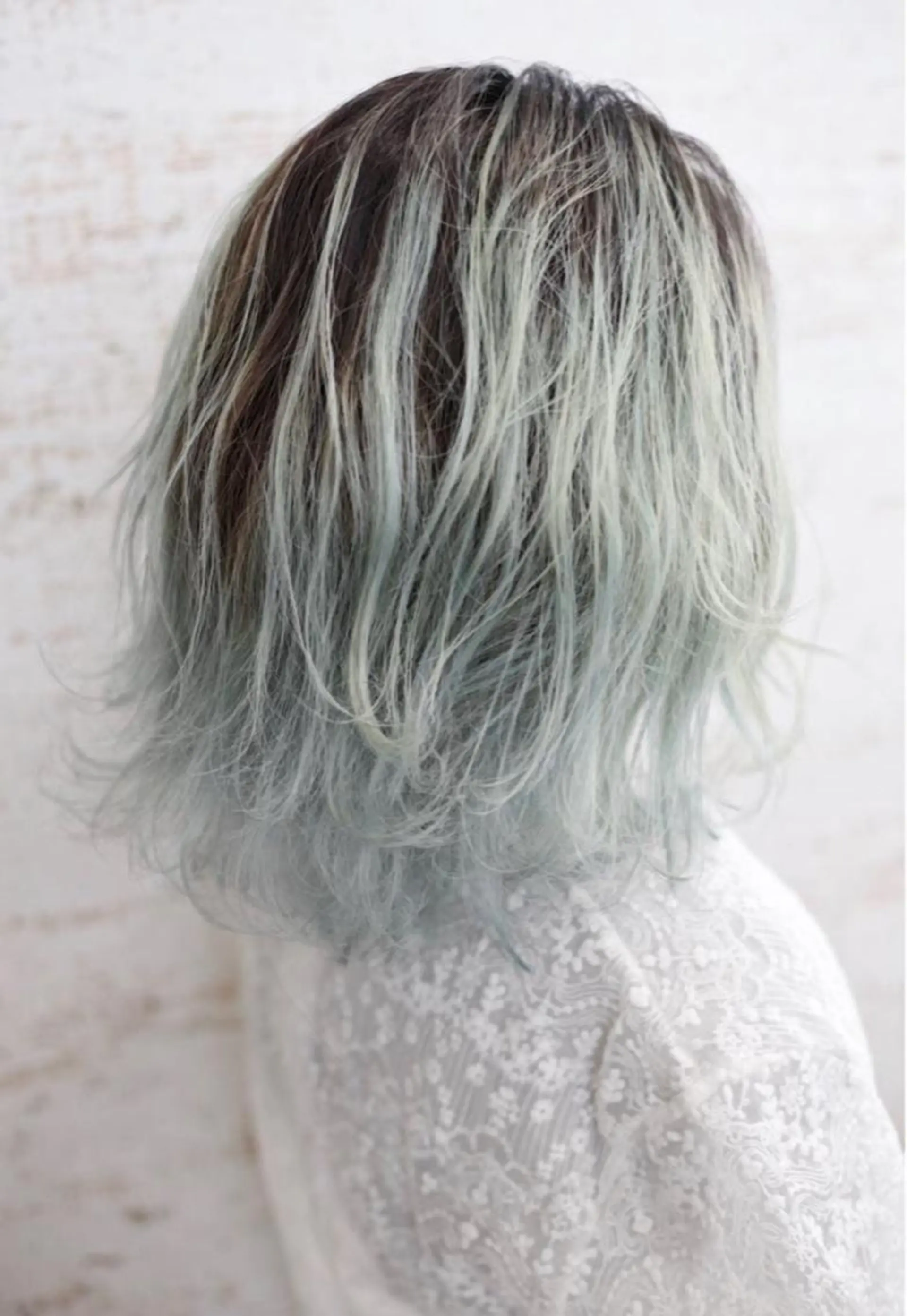 ミディアム カラー ケアブリーチ /髪質 改善/古橋圭史郎のヘアスタイル