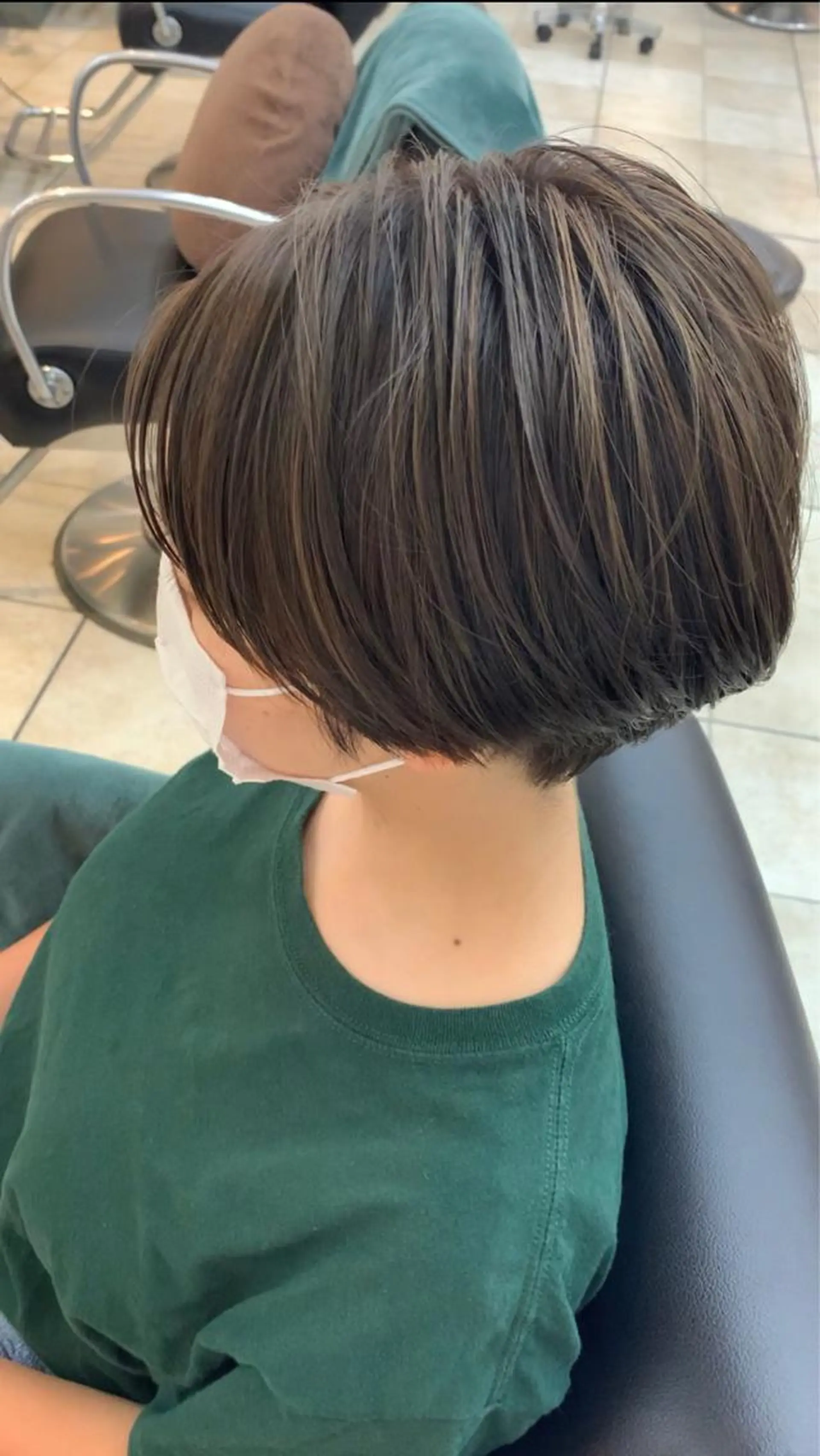 ショート カラー ブリーチ 抜きっぱなしブロンド ハイライトカラー ブリーチなしカラー ハイライト 韓国ハッシュカット/ 新宿/髪質改善/岡崎のヘアスタイル