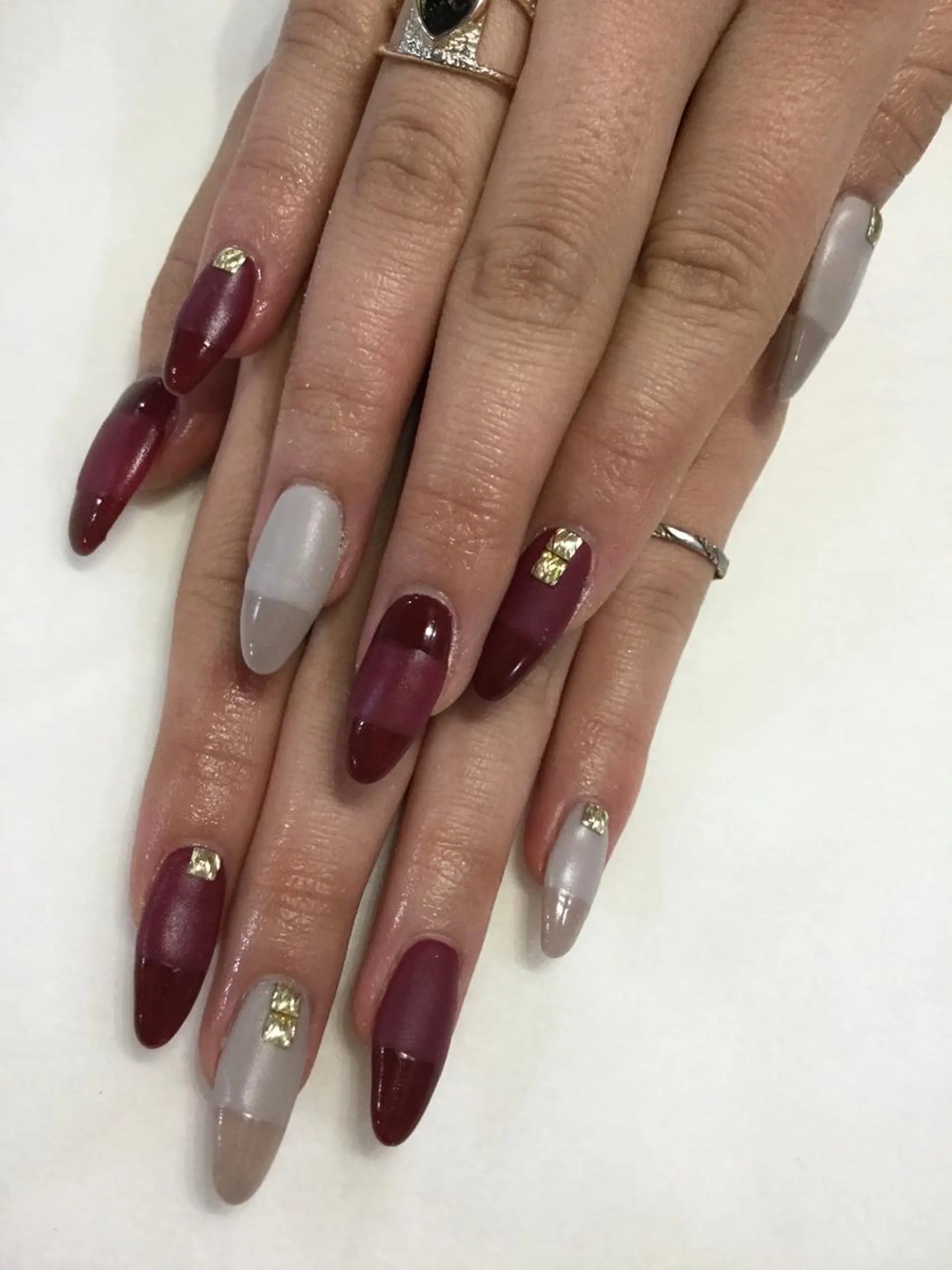 ネイル ハンドネイル 💎🐰 saki. m 🐰💎のネイルデザイン