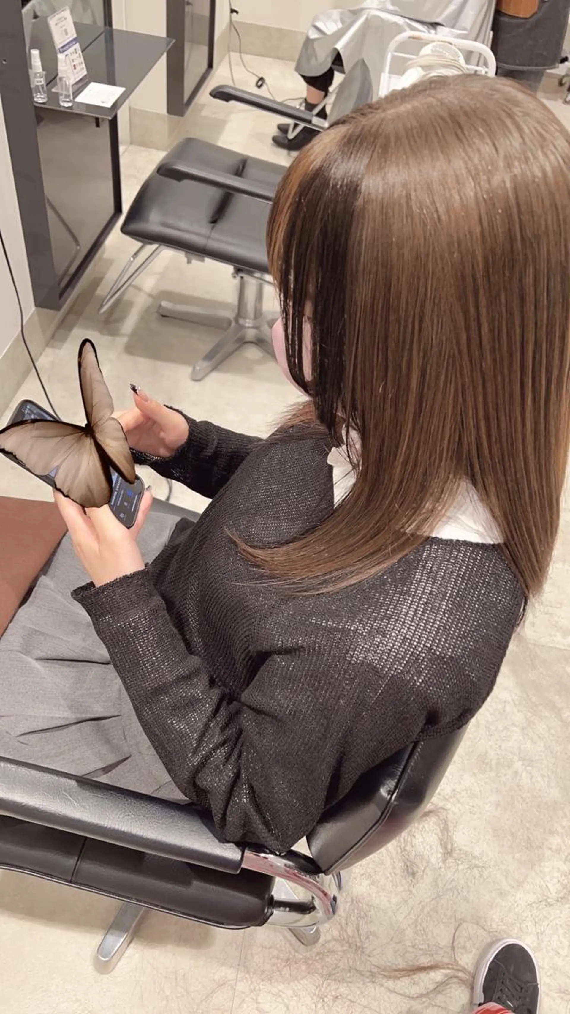 ロング カラー ブリーチ デザインカラー カット ヘアカラー トリートメント GO TODAY  SHAIRE  SALON   渋谷モディ所属・スキバサミを使わない カット🌼唯🌼のヘアスタイル