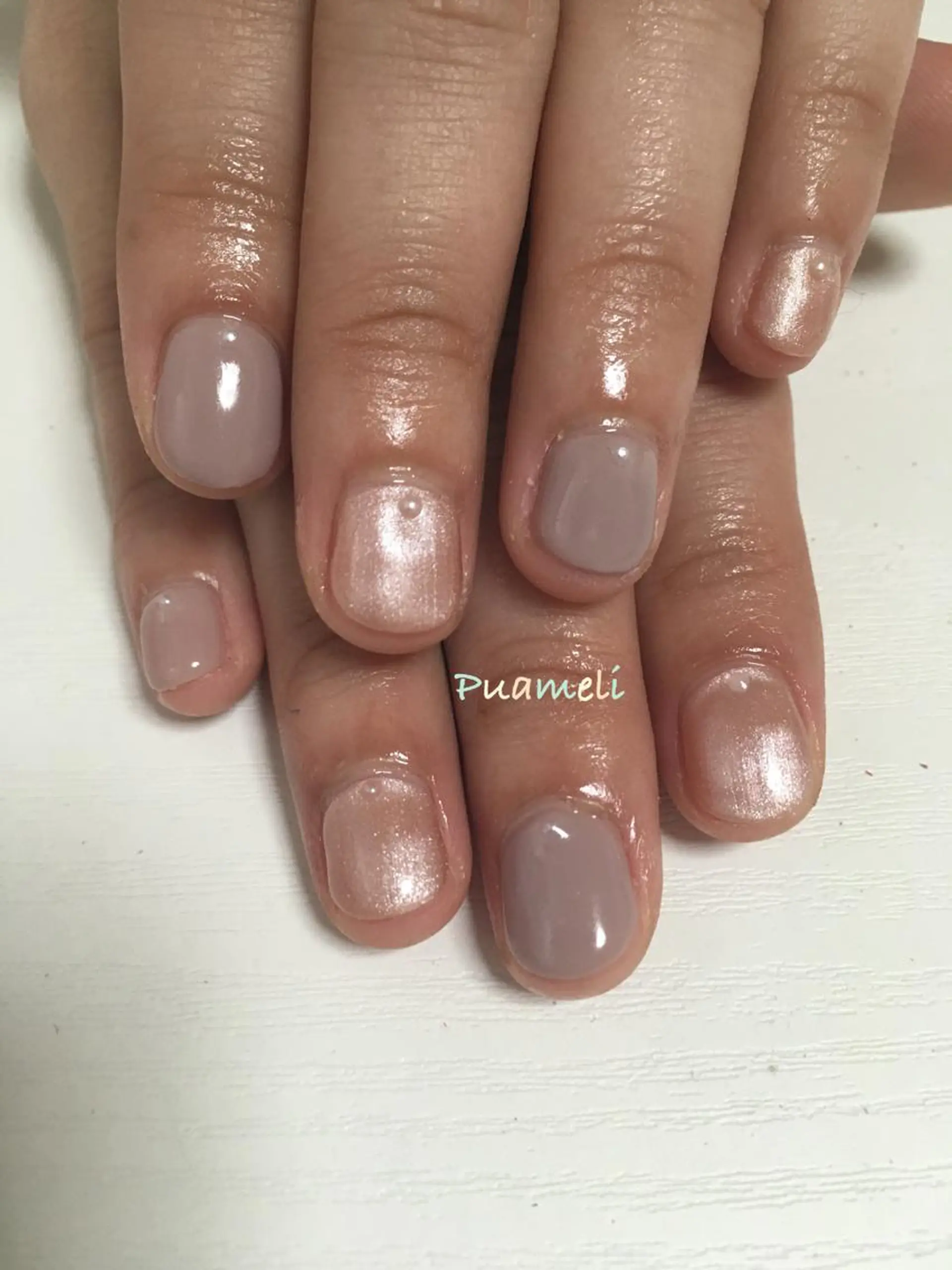 ネイル ストーンネイル ハンドネイル Puameli プアメリのネイルデザイン