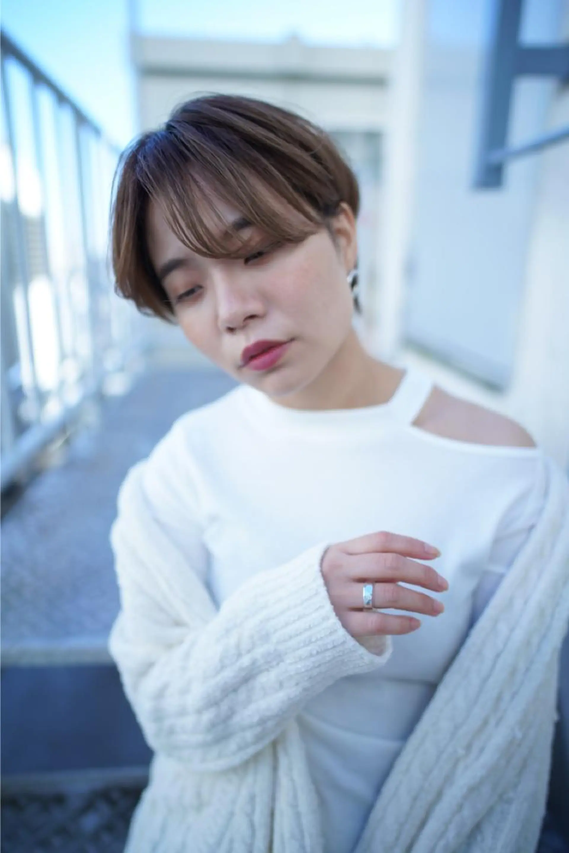 ショート カラー ヘアカラー トリートメント premier modelsのヘアスタイル