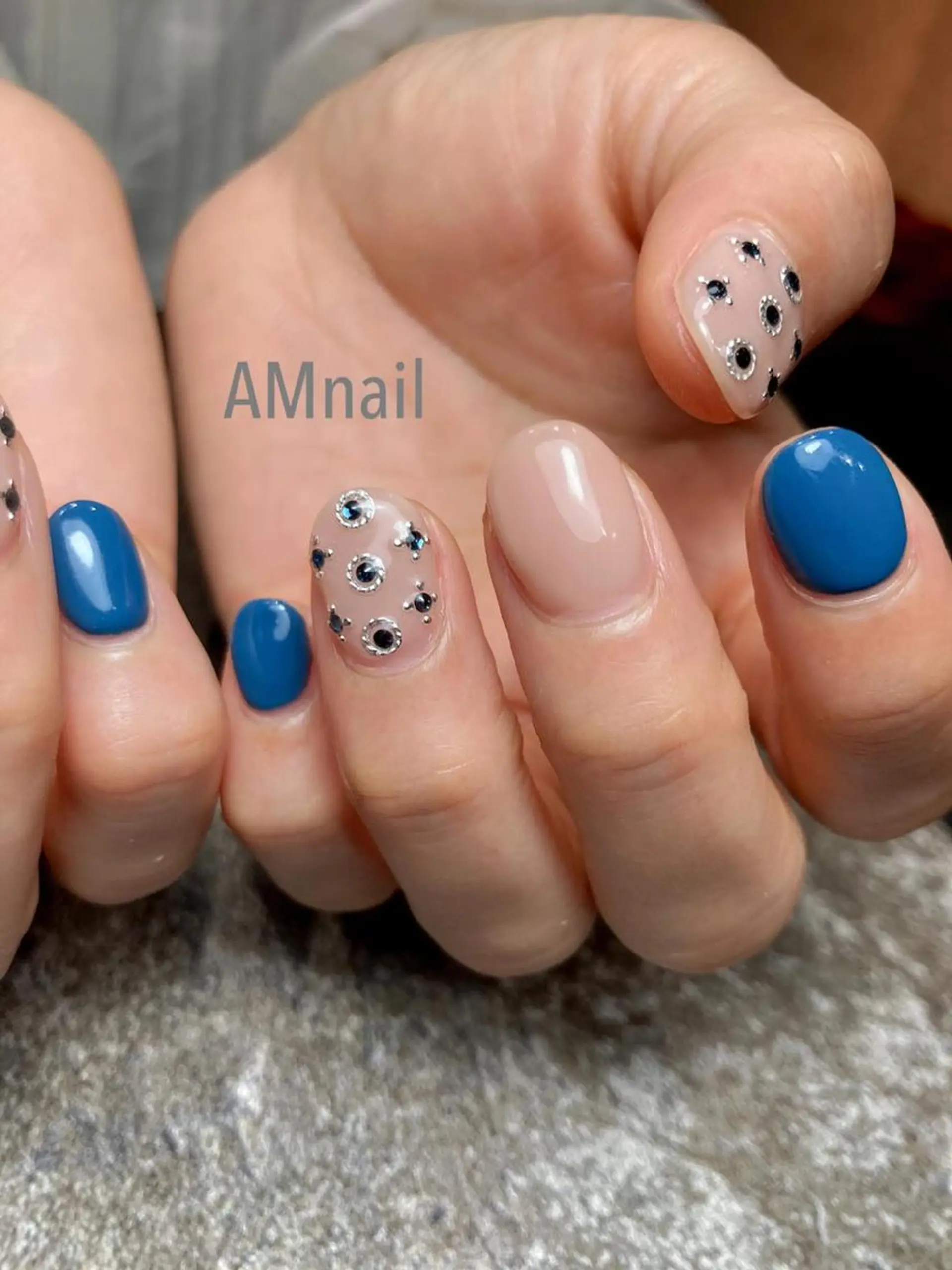 ネイル アートネイル ラメ(グリッター) オフィスネイル ピンク ハンドネイル Am:nail 柏 SUE(スゥ)のネイルデザイン