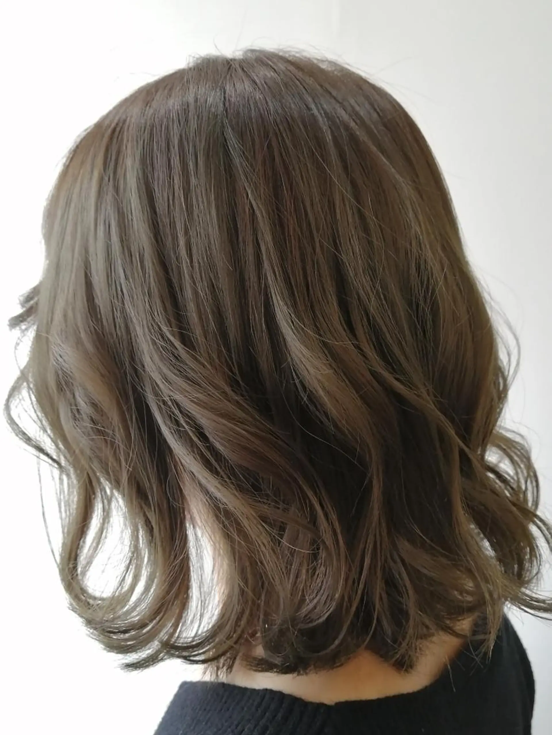 ミディアム カラー ✨METEO導入店✨ 髪質改善×縮毛矯正のヘアスタイル