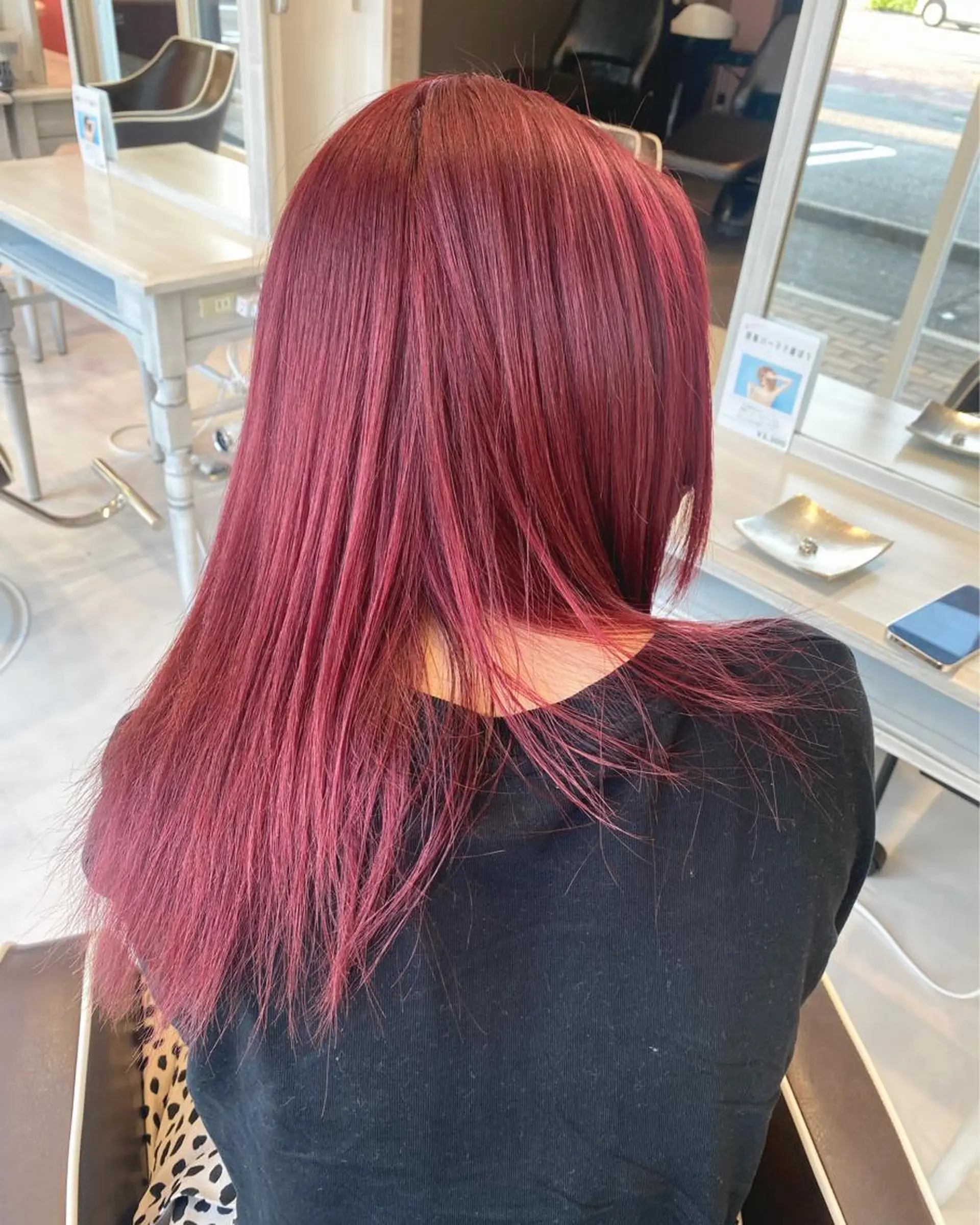 ロング カラー カット ヘアカラー 💘韓国カラー💘 クルミのヘアスタイル