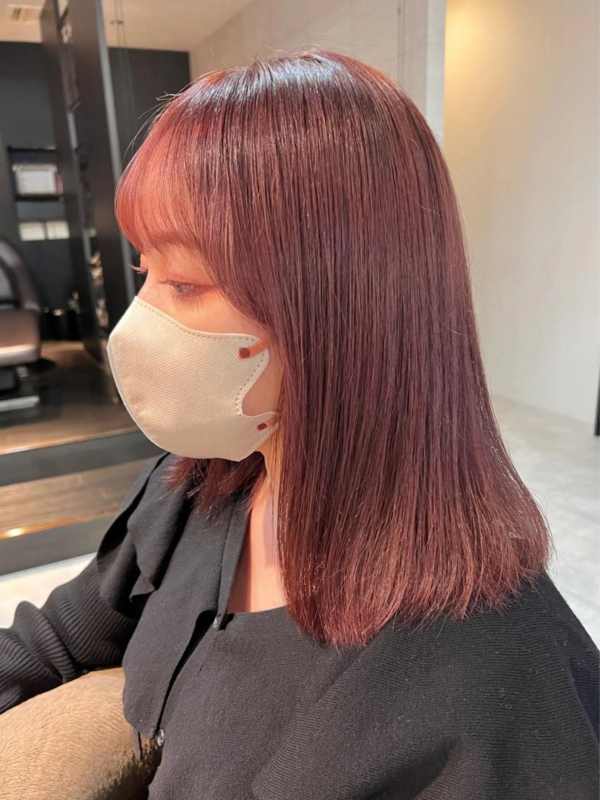 ミディアム カラー ハルキ/ 髪質改善のヘアスタイル