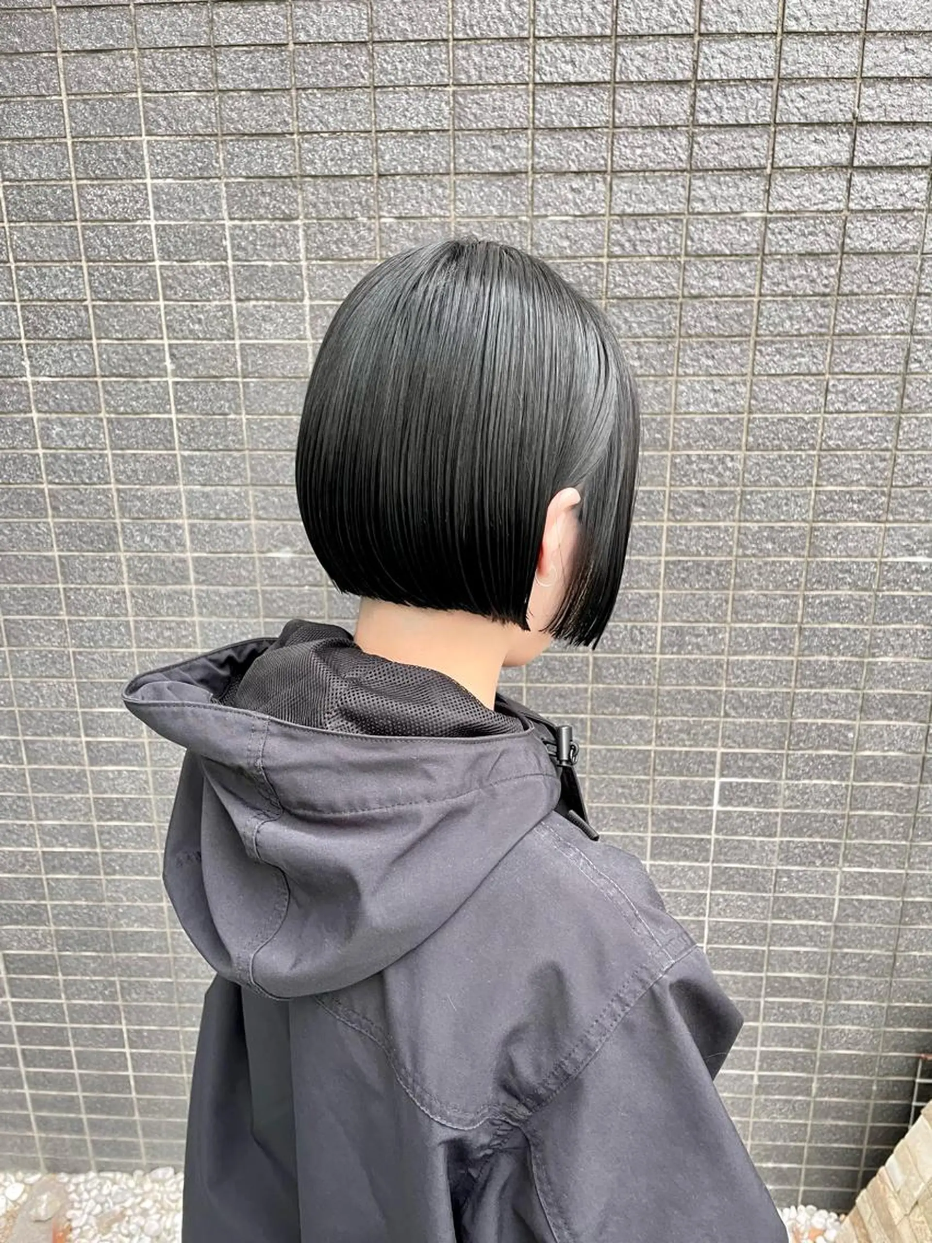 ミディアム カラー パーマ ヘアアレンジ メンズ キッズ ネイル マツエク・マツパ アイブロウ ダークグレー ダークグレージュ グレージュ tatsumi/ボブ ウルフ/レイヤーのヘアスタイル