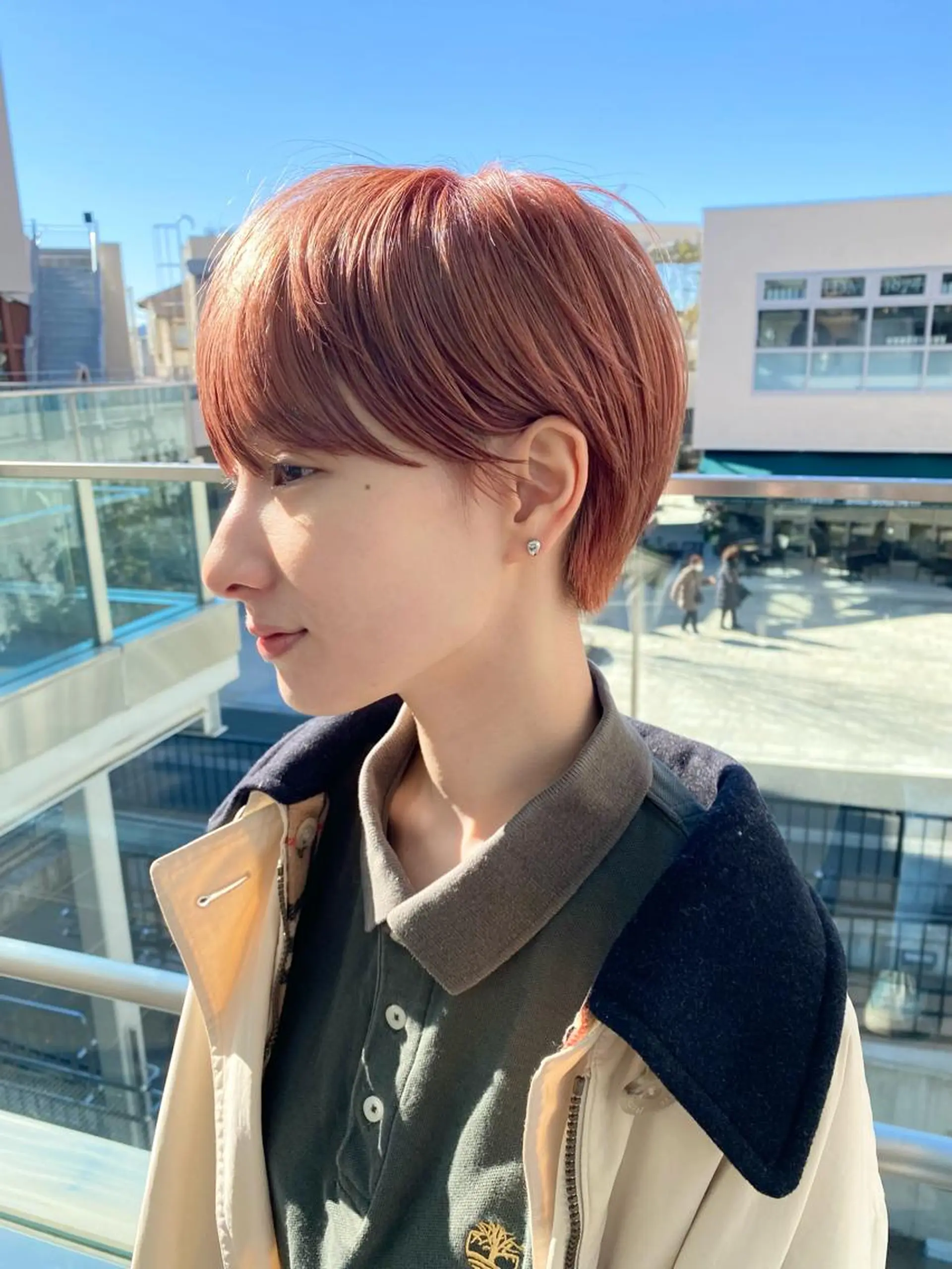 ショート カラー パーマ ヘアアレンジ メンズ キッズ ネイル マツエク・マツパ アイブロウ ベージュカラー ピンクカラー ピンクベージュ カラーマツエク ショートヘア カット ヘアカラー トリートメント 🧼柴田 健太郎🧼のヘアスタイル