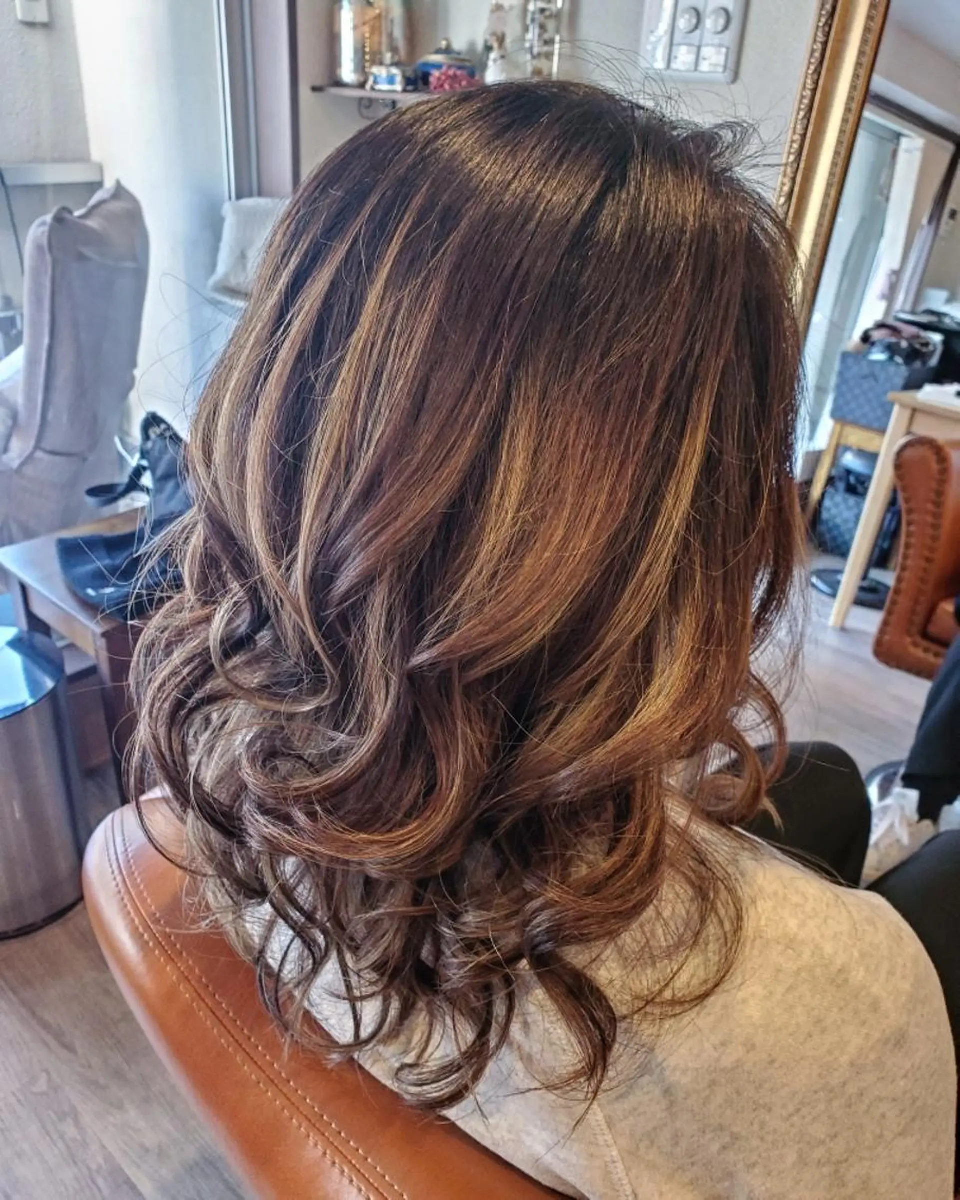 セミロング カラー アディクシーカラー ボブ 外国人風カラー トリートメント 酸熱トリートメント カット トリートメント spa hair  ark 富井直美のヘアスタイル