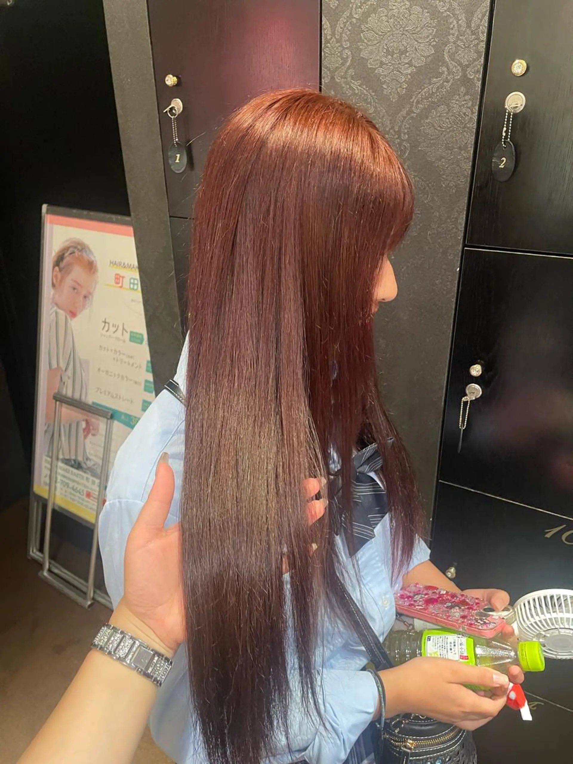 ロング カラー ヘアカラー トリートメント 💞暖色カラー 💞risaのヘアスタイル